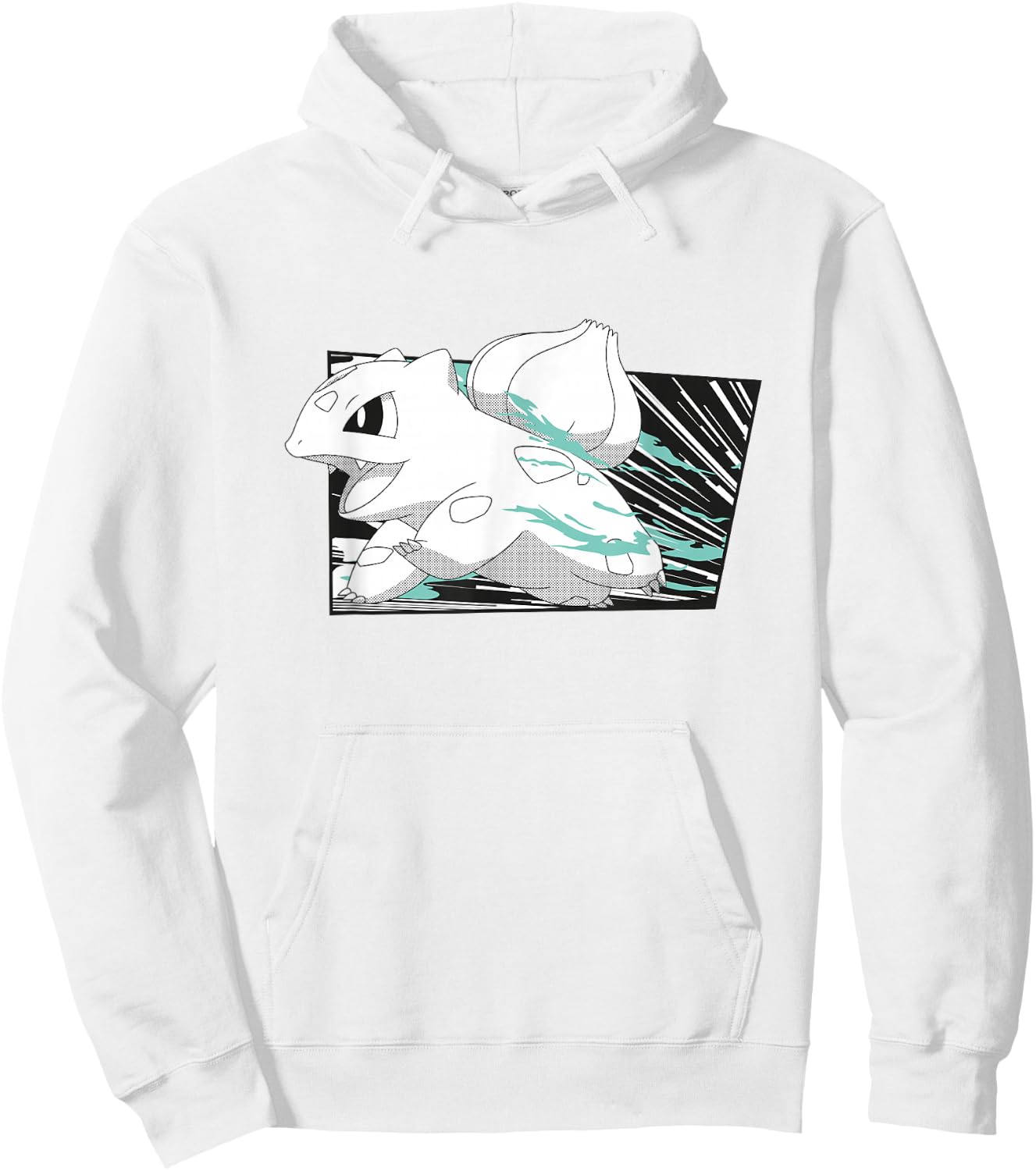 Pokémon Bulbasaur Running Through Happily Vintage Hoodie - Hoodie | White