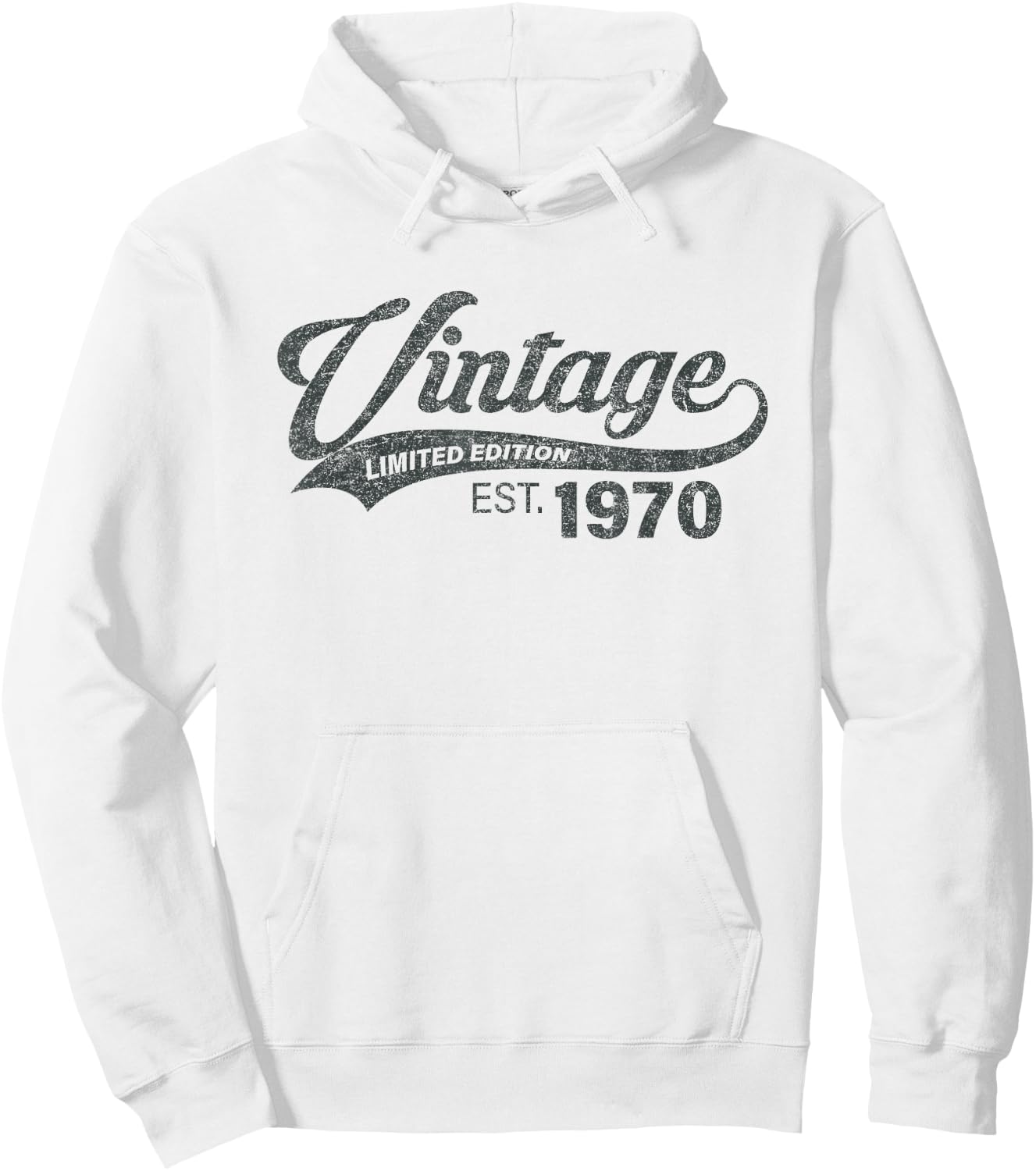 Vintage 1970 Cool 55 Year Old Bday Men Women 55th Birthday Hoodie - Hoodie | White