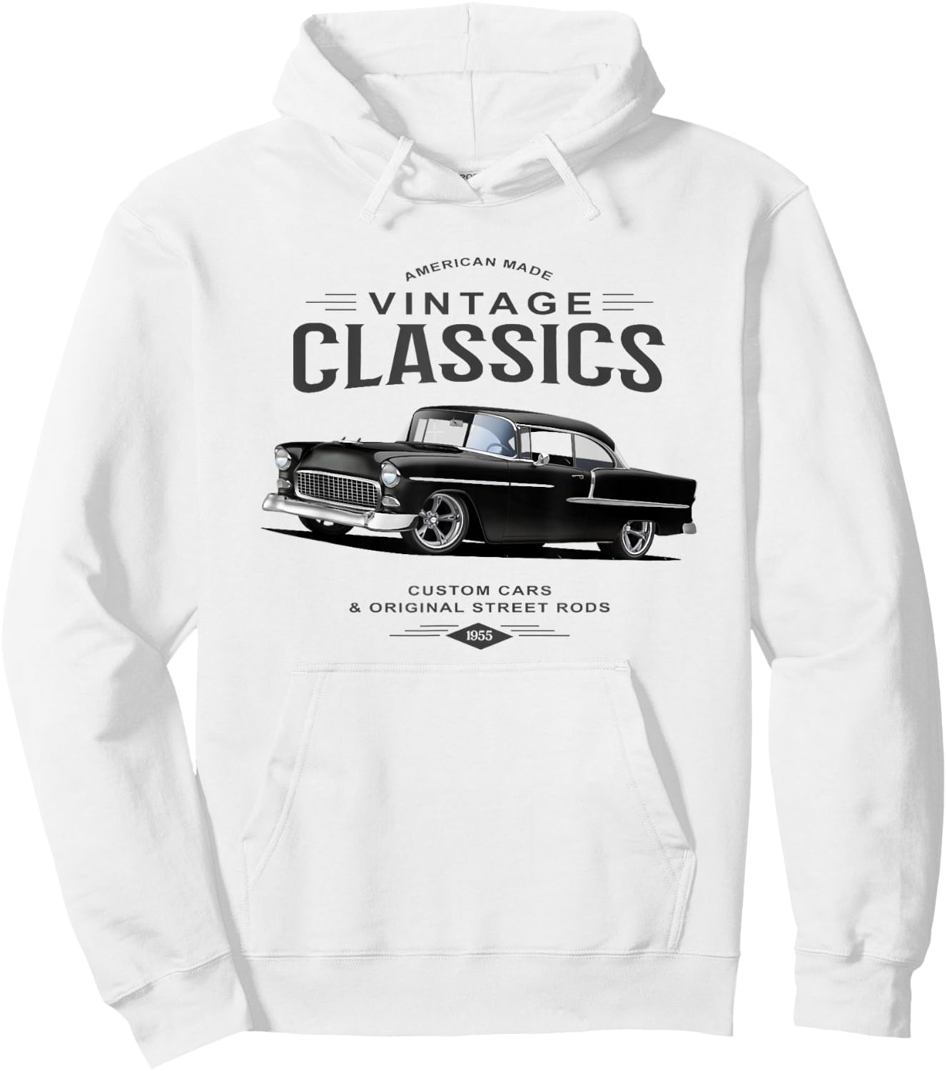 55 Chevys Truck Classic Hoodie - Hoodie | White