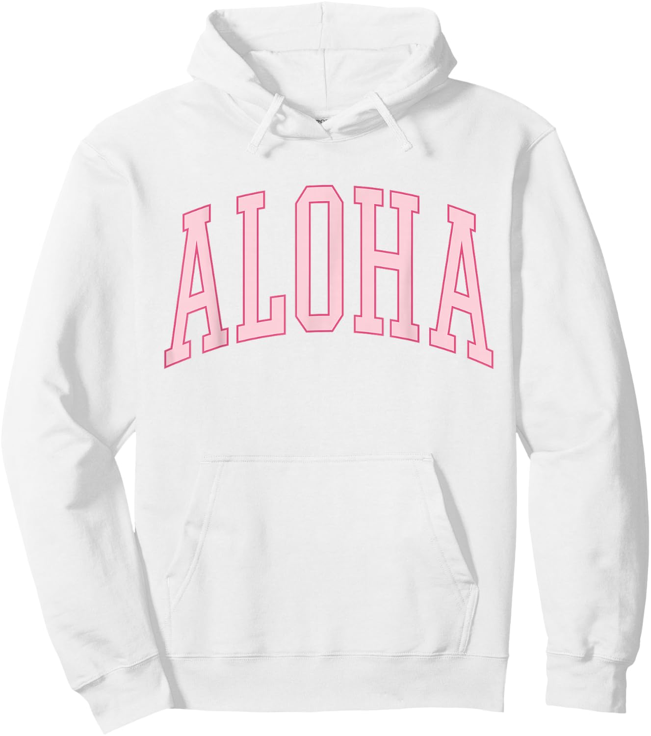 Aloha Hawaii Maui Cute Hawaiian Preppy Hoodie - Hoodie | White