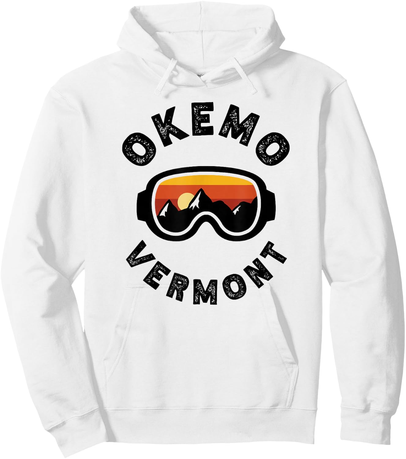 Okemo Skiing Ski Snowboarding In Vermont, New England Hoodie - Hoodie | White