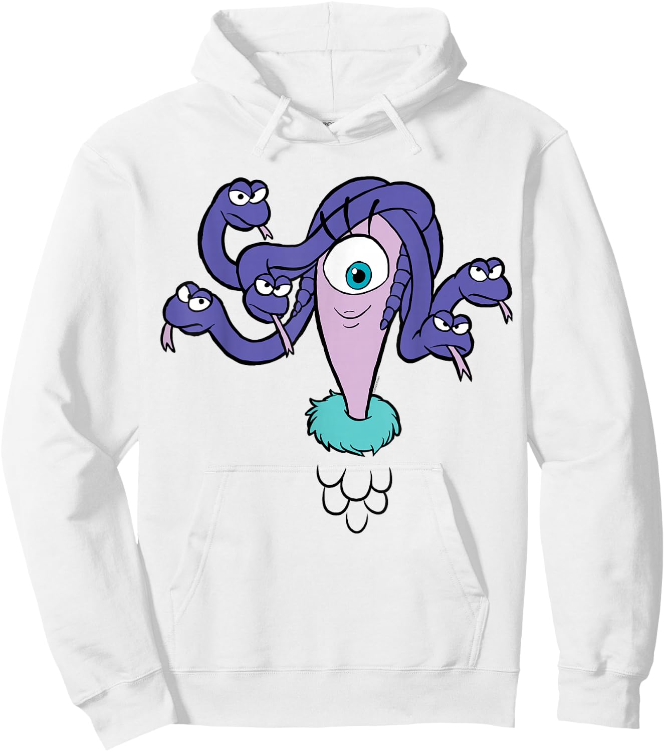 Disney and Pixar's Monsters, Inc. Celia Big Face Costume Hoodie - Hoodie | White