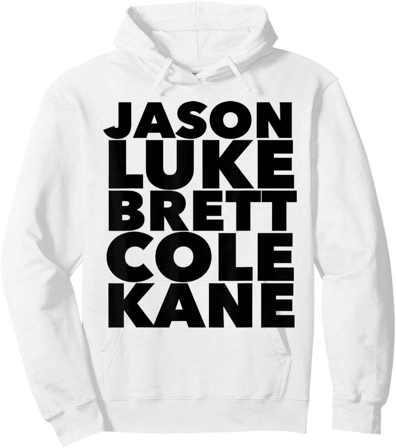 Jason Luke Cole Kane Brett Country Music Shirt Hoodie - Hoodie | White