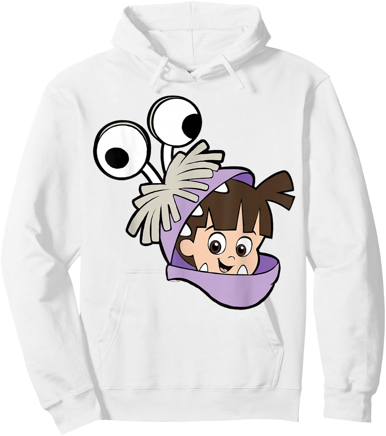Disney and Pixar’s Monsters, Inc. Boo Big Face Costume Hoodie - Hoodie | White