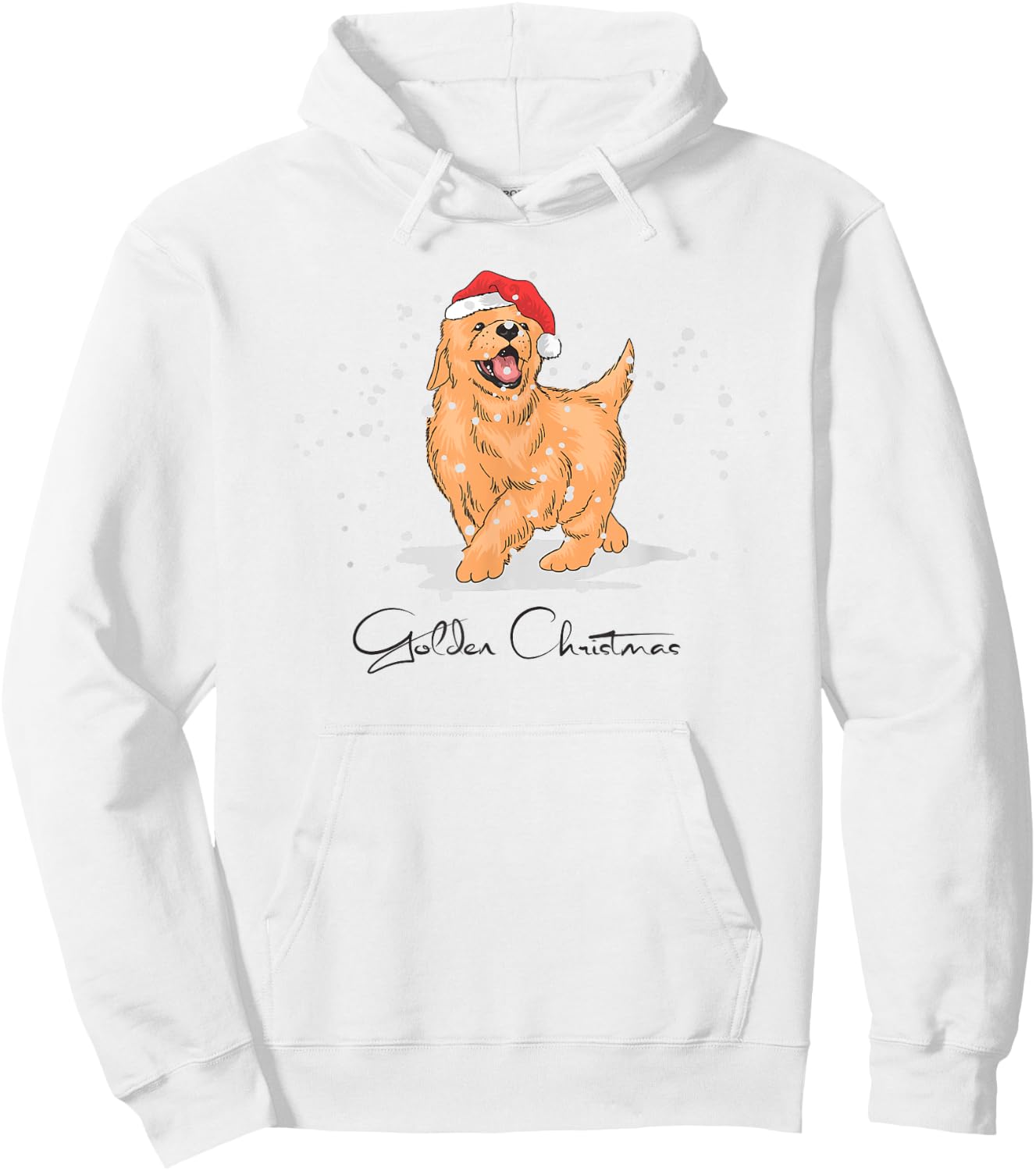 Golden Retriever Christmas Shirt - Cute Retriever Hoodie - Hoodie | White