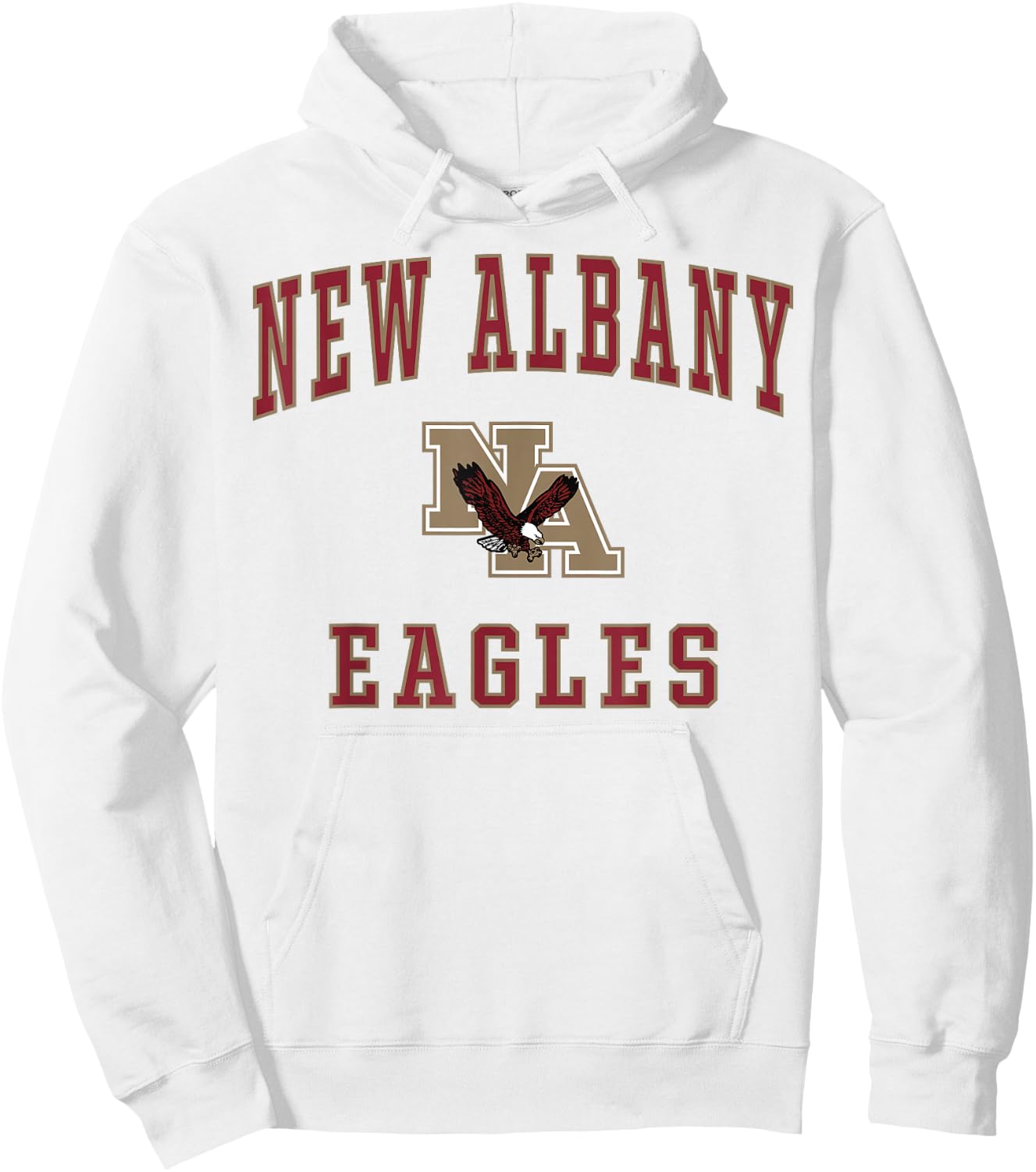 New Albany High School Eagles Hoodie - Hoodie | White