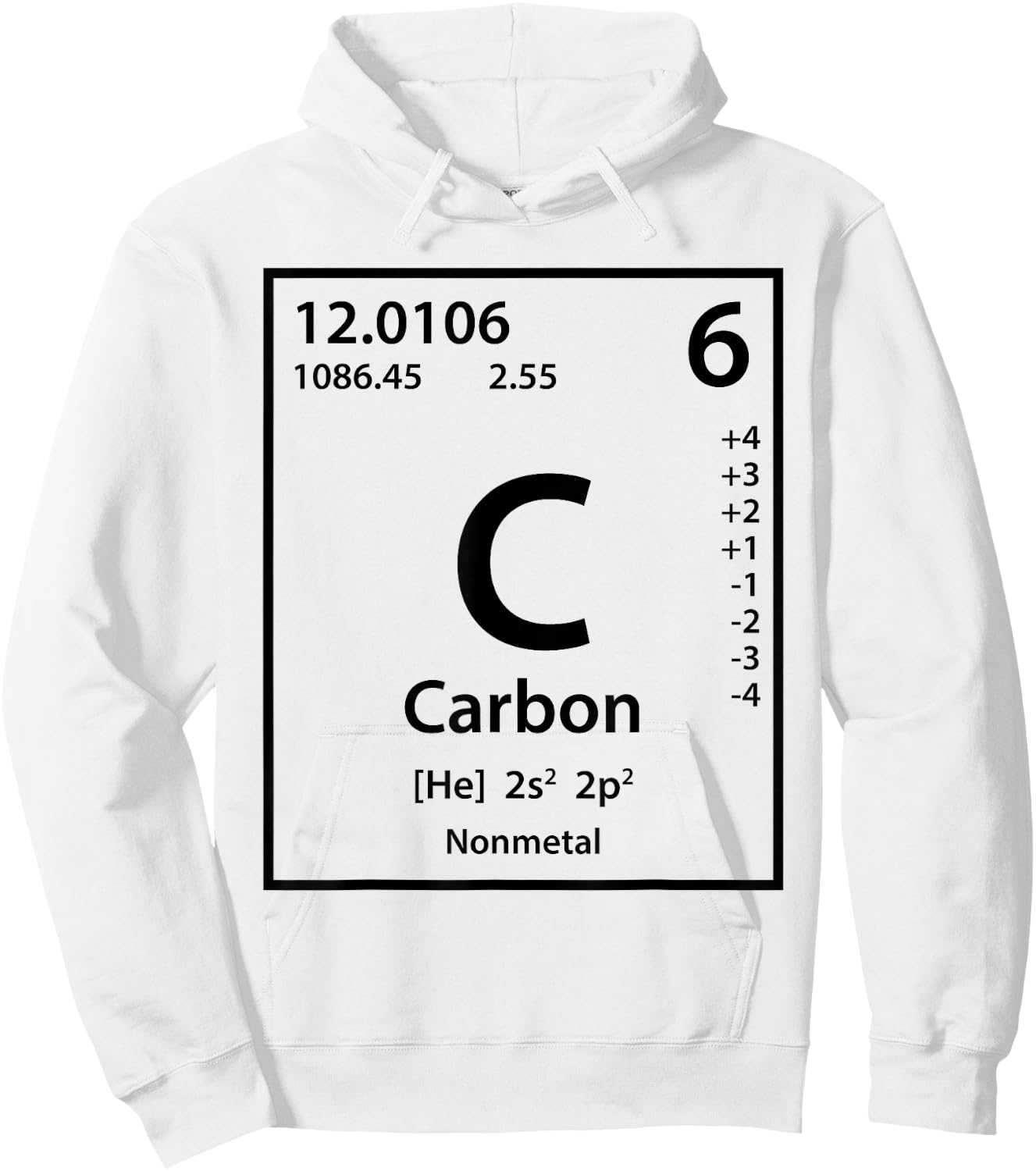 Carbon Element (black) Hoodie - Hoodie | White