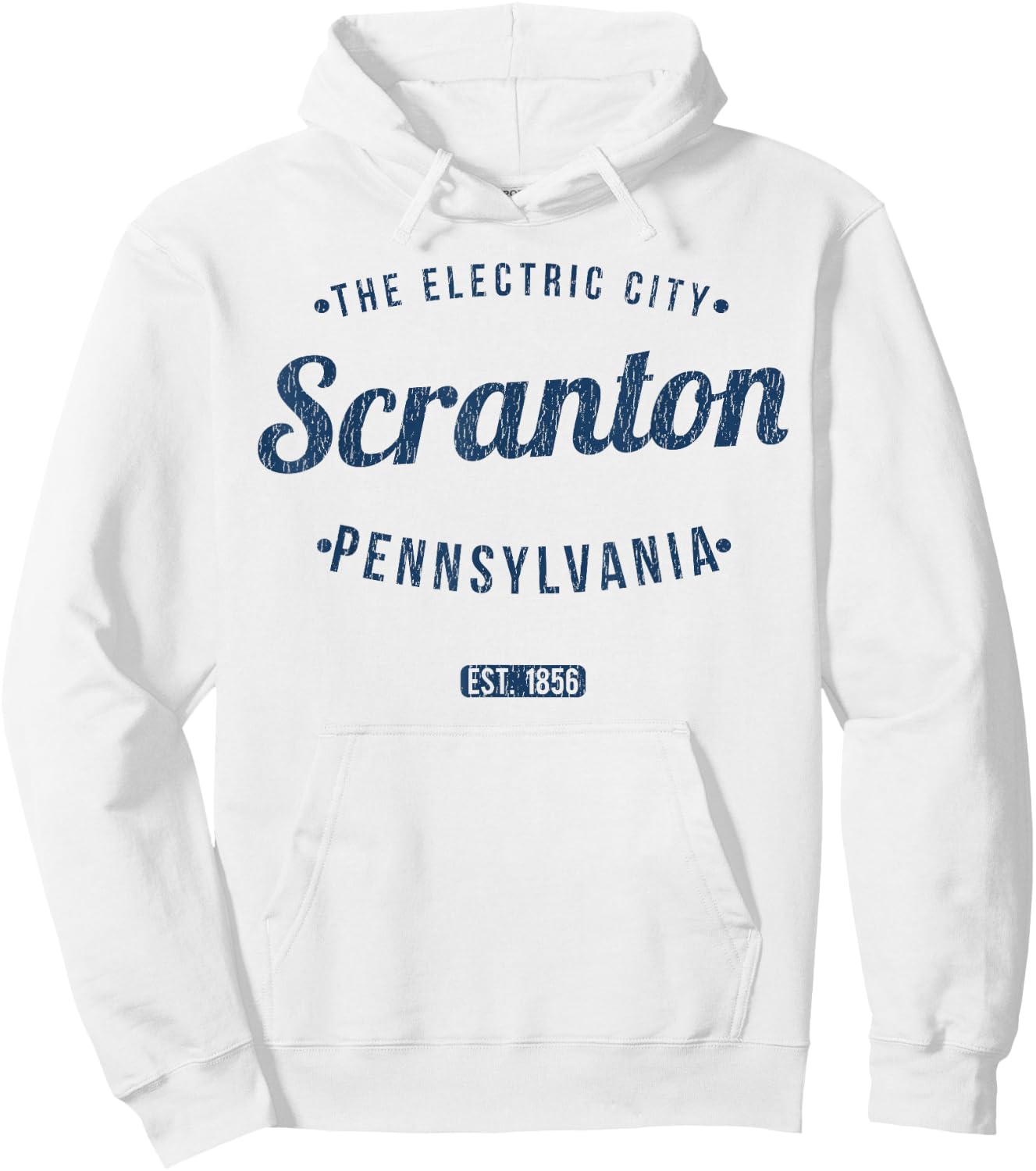 Scranton Pennsylvania Vintage Travel Souvenir Scranton Hoodie - Hoodie | White