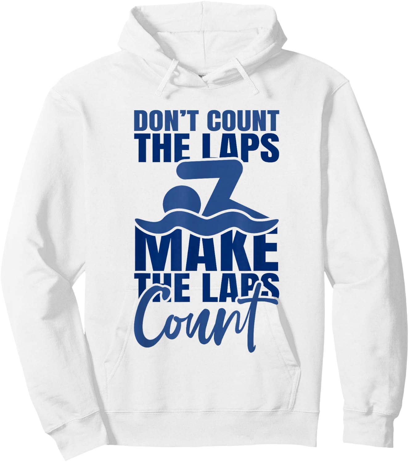 Swimmer Saying Swimming Motivation Professional Swimmer Hoodie - Hoodie | White