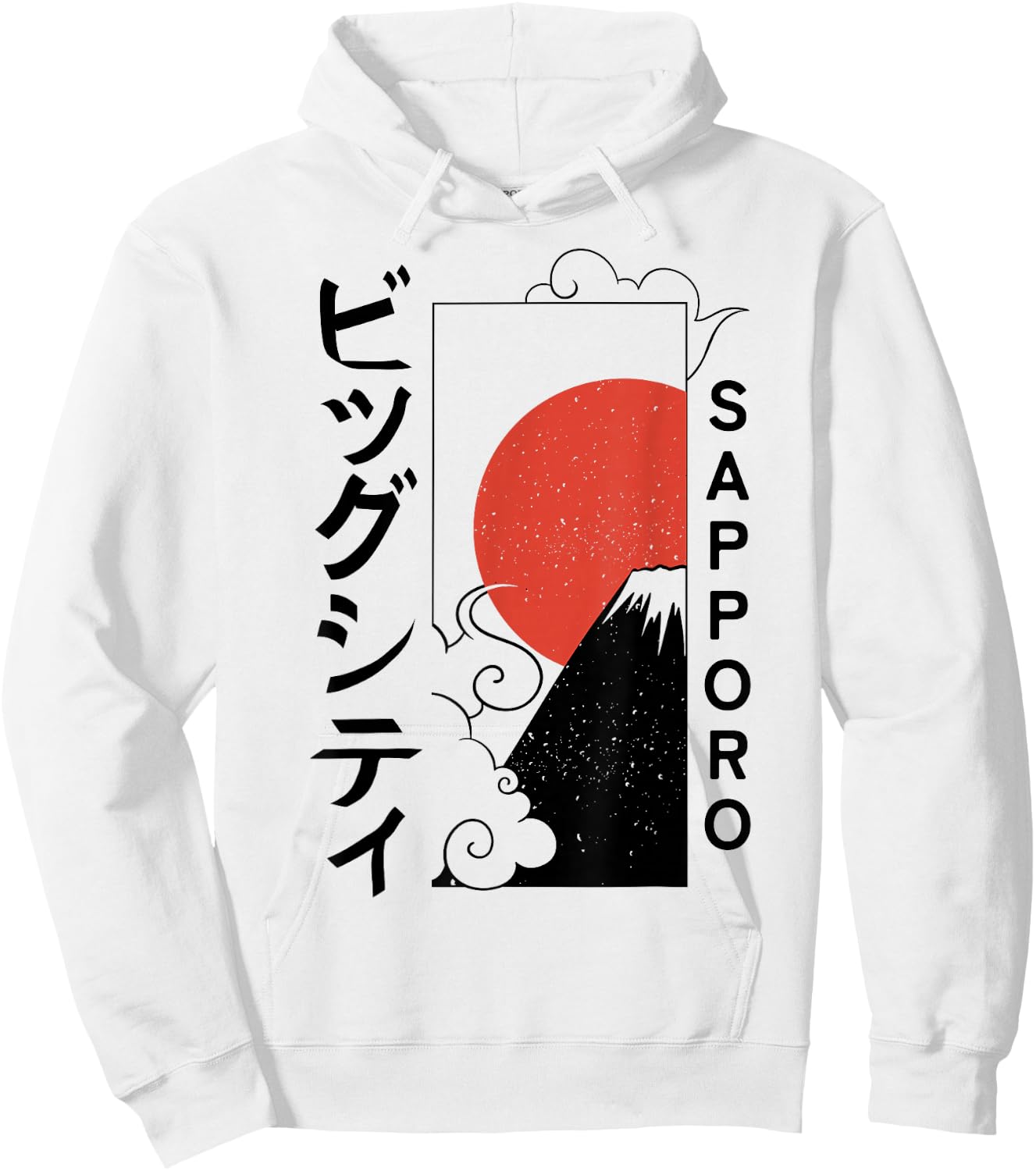 Sapporo City 90s Retro Japan Aesthetics 80s Sapporo Hoodie - Hoodie | White