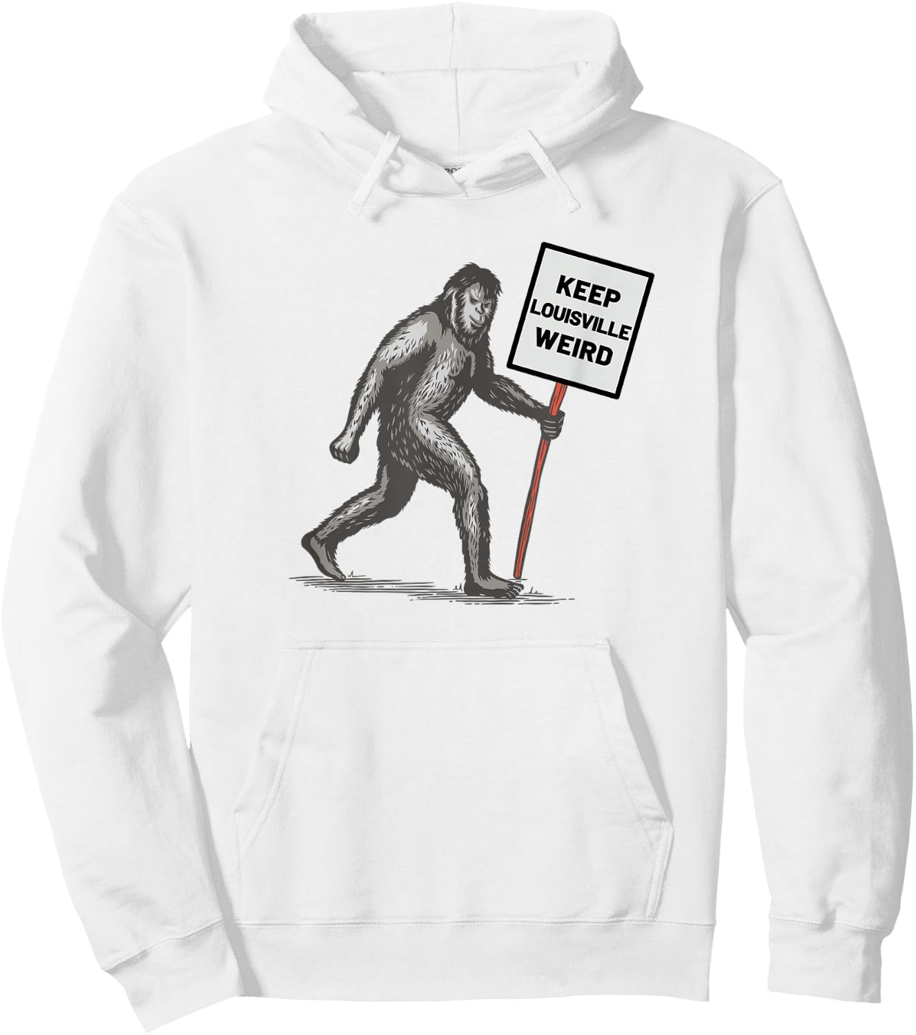 Keep Louisville Weird Hoodie - Hoodie | White