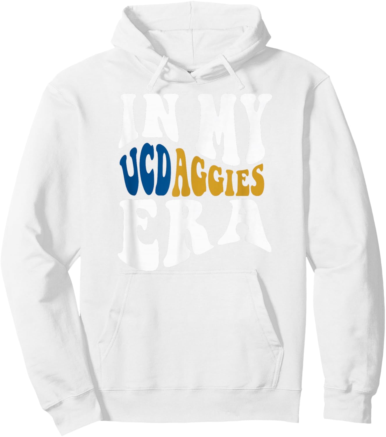UC Davis Aggies Era Gray Officially Licensed Hoodie - Hoodie | White