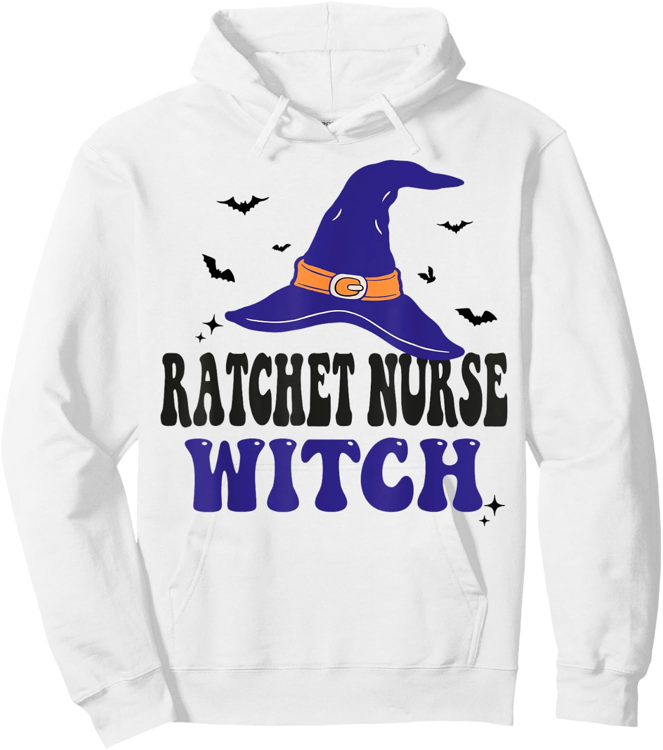 Ratchet Nurse Witch Halloween Funny Matching Group Costume Hoodie - Hoodie | White