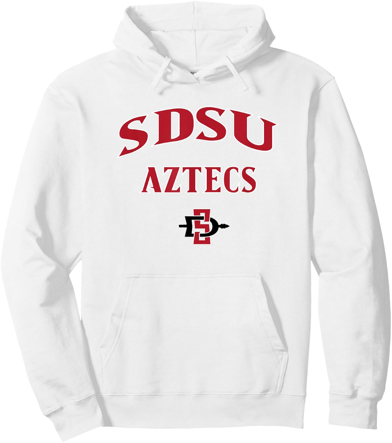 San Diego State Aztecs SDSU Gray Officially Licensed Hoodie - Hoodie | White