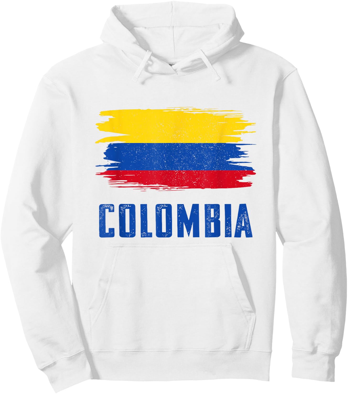 Colombia Women Columbian Flag Hoodie - Hoodie | White