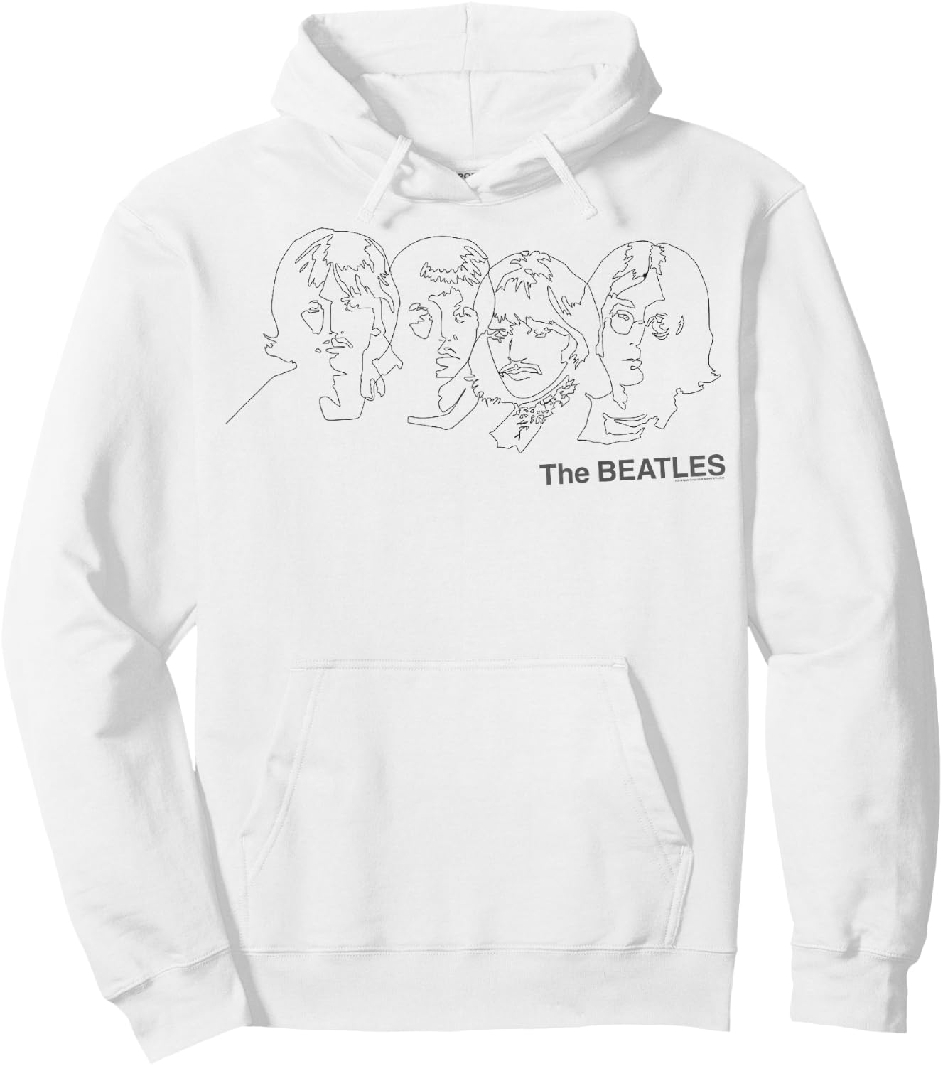 The Beatles Structure Hoodie - Hoodie | White