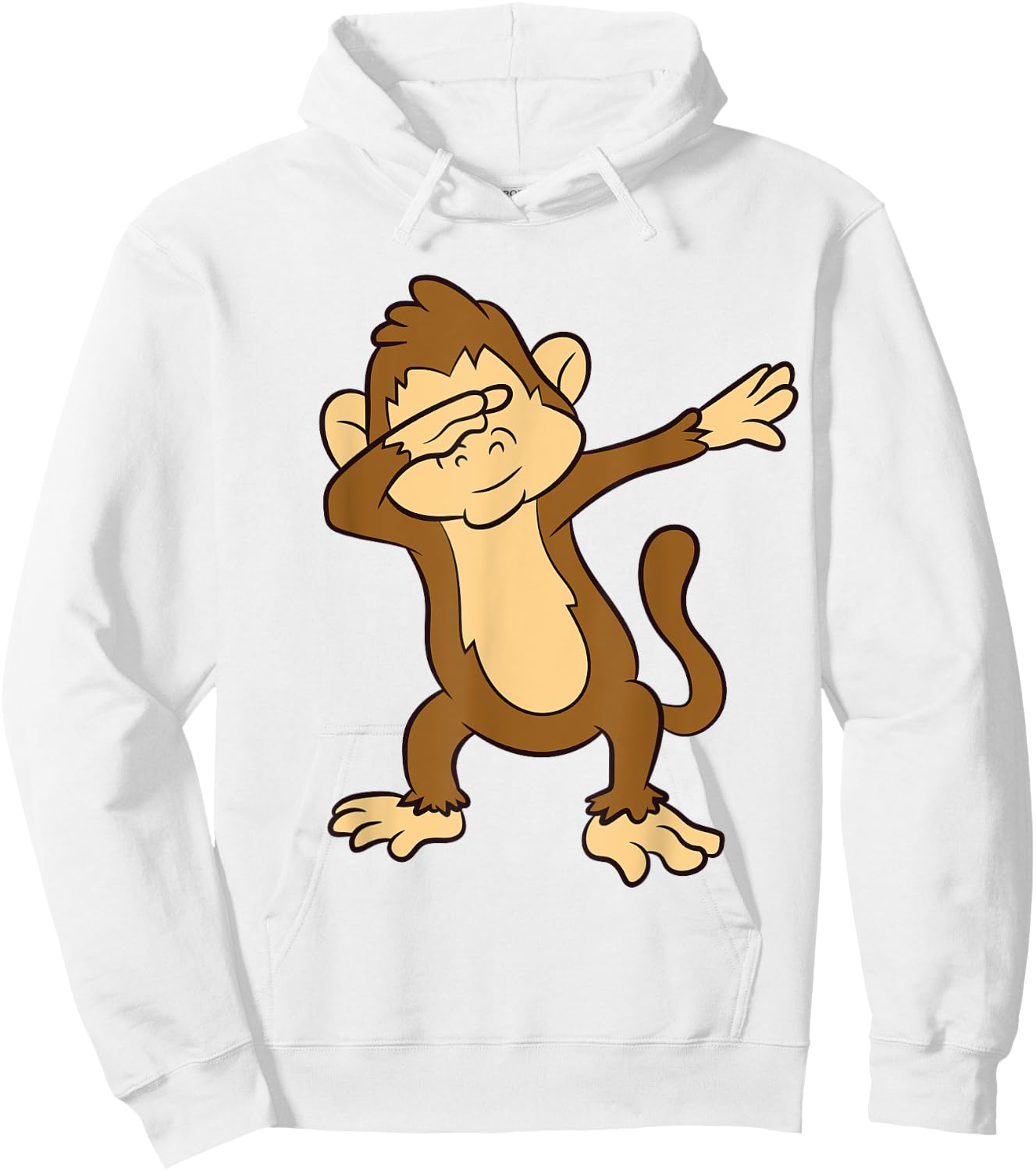 Dabbing Monkey Cute Monkey Dab Love Monkeys Hoodie - Hoodie | White
