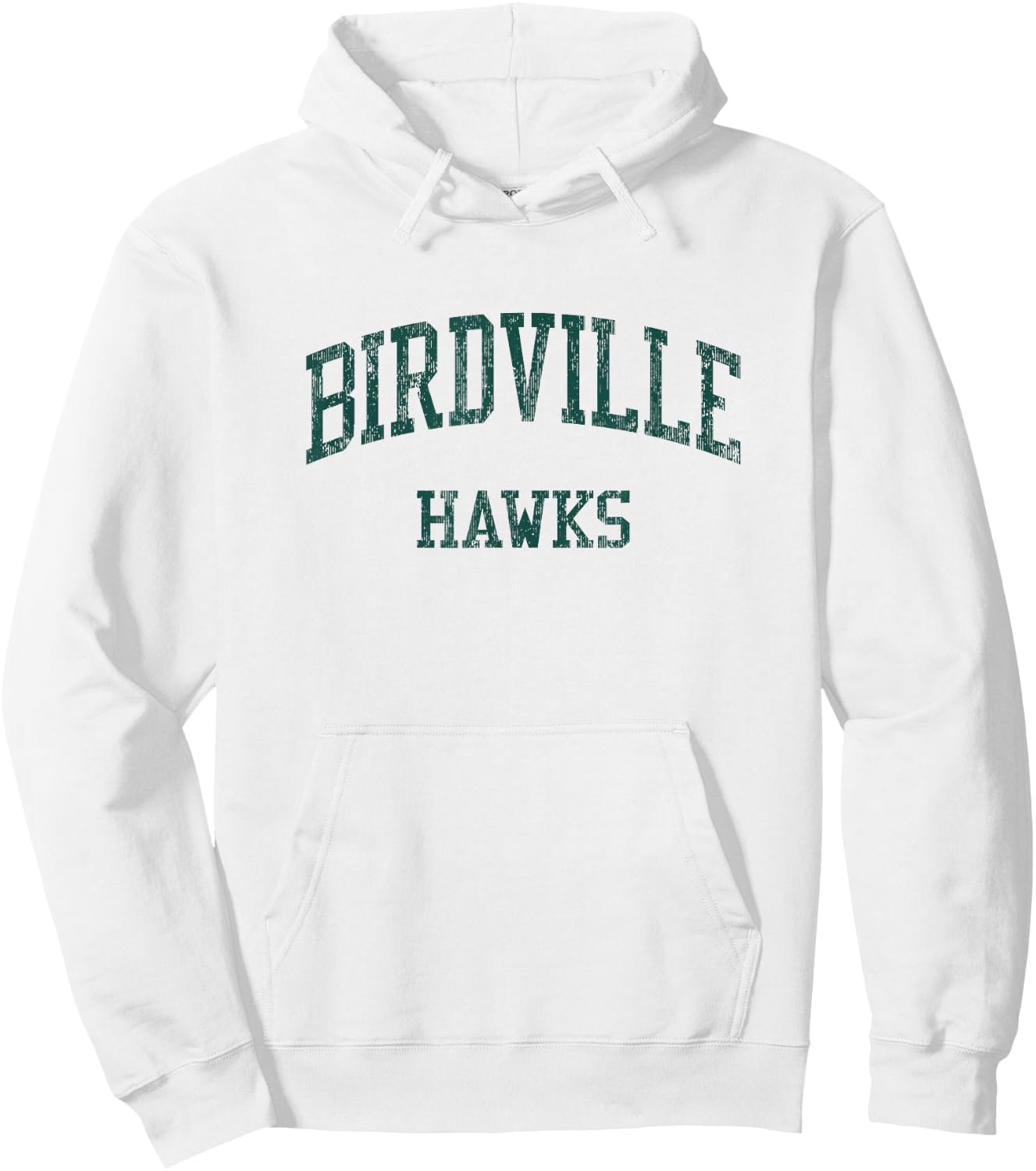Birdville High School HS North Richland Hills TX Vintage SPO Hoodie - Hoodie | White