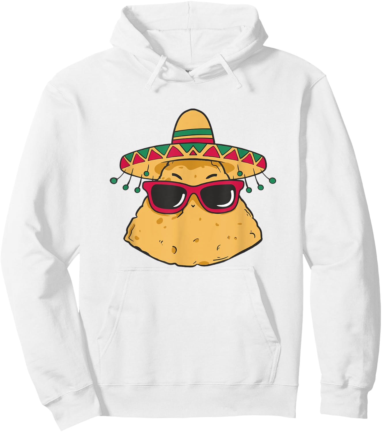 Cool Nacho Tortilla Chip Hoodie - Hoodie | White