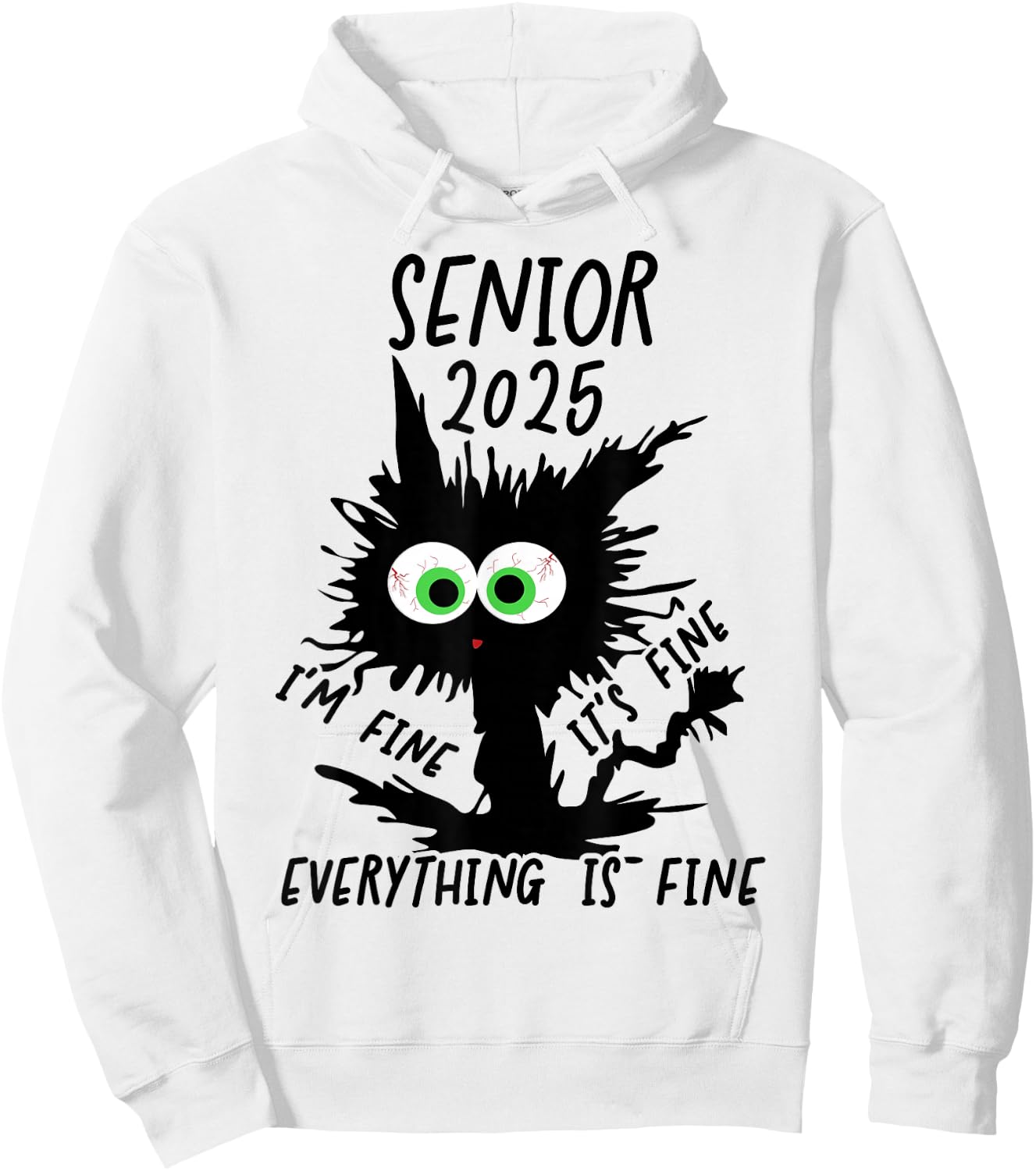 Senior 2025 Hoodie - Hoodie | White