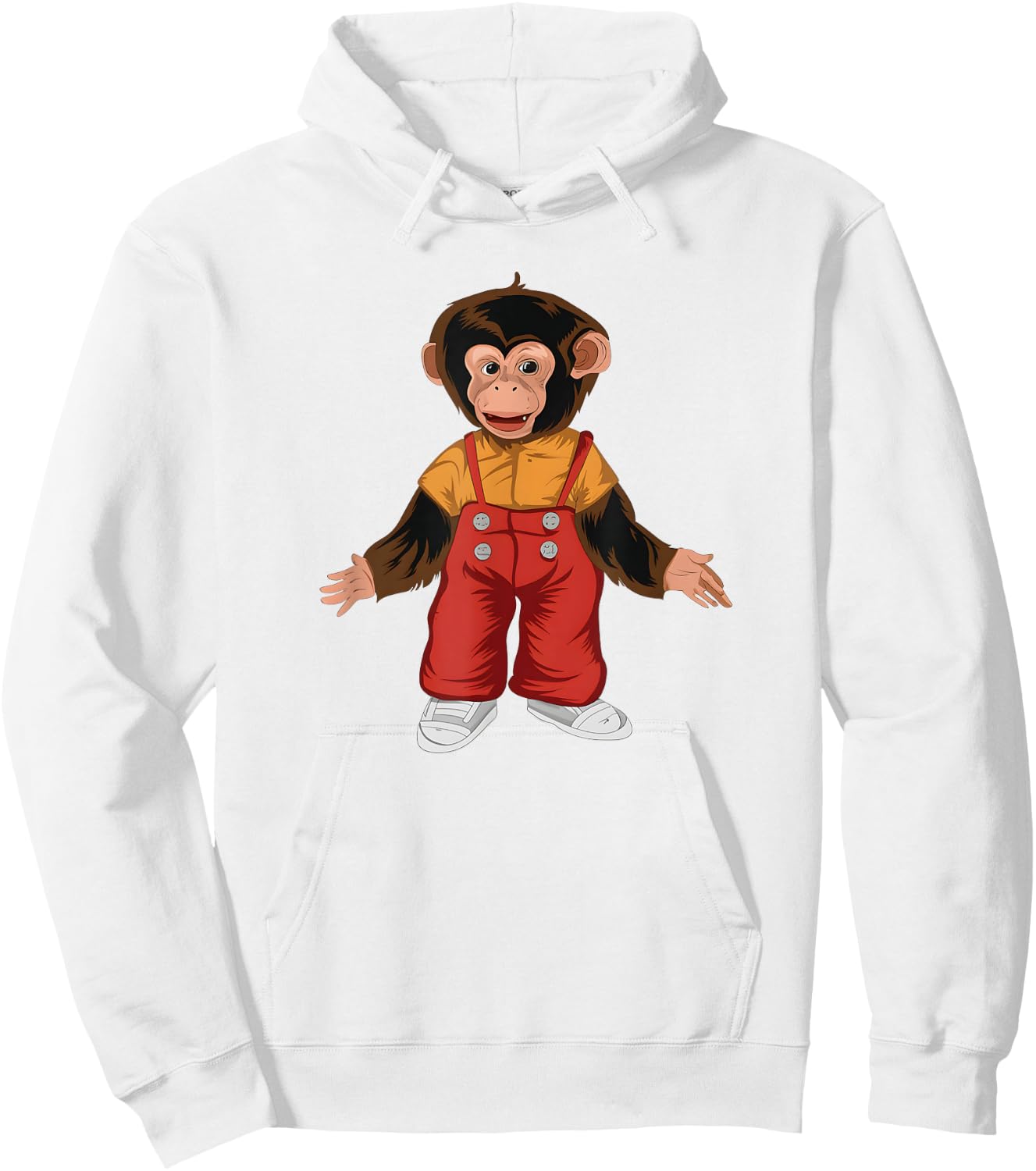 Howdie Doody Monkey Toy Hoodie - Hoodie | White