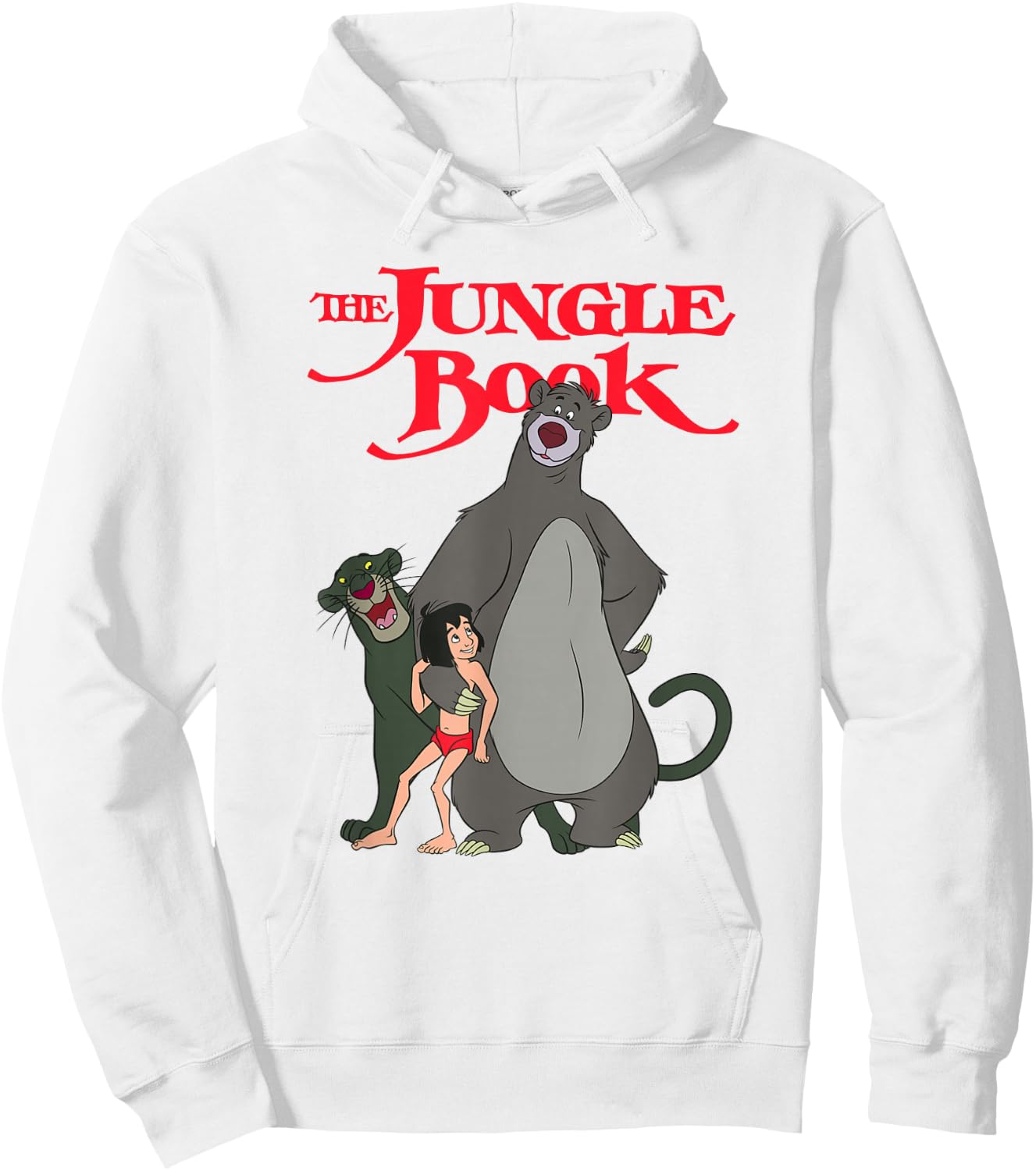 Disney The Jungle Book Group Poster Hoodie - Hoodie | White
