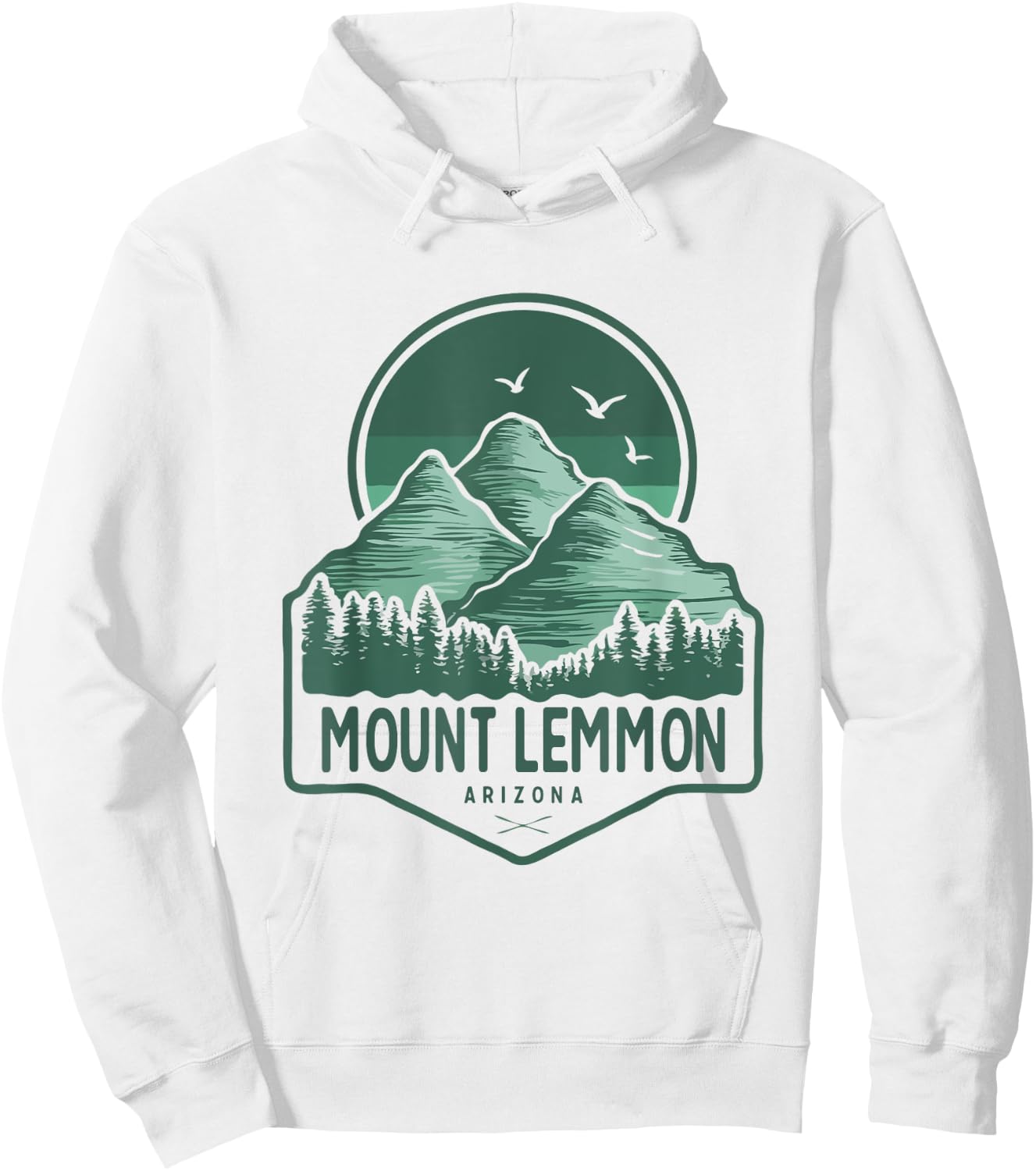 Mount Lemmon Mountains Arizona Hiking Outdoors Vintage Hoodie - Hoodie | White