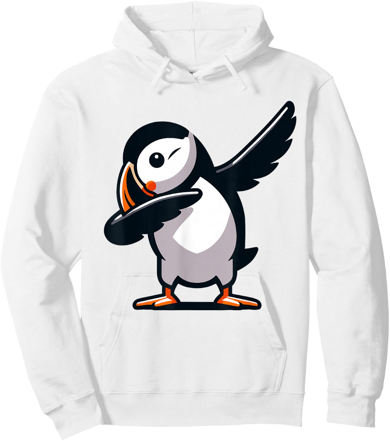 Puffin | Puffin Bird, For Kids & Cute Dabbing Puffin Hoodie - Hoodie | White