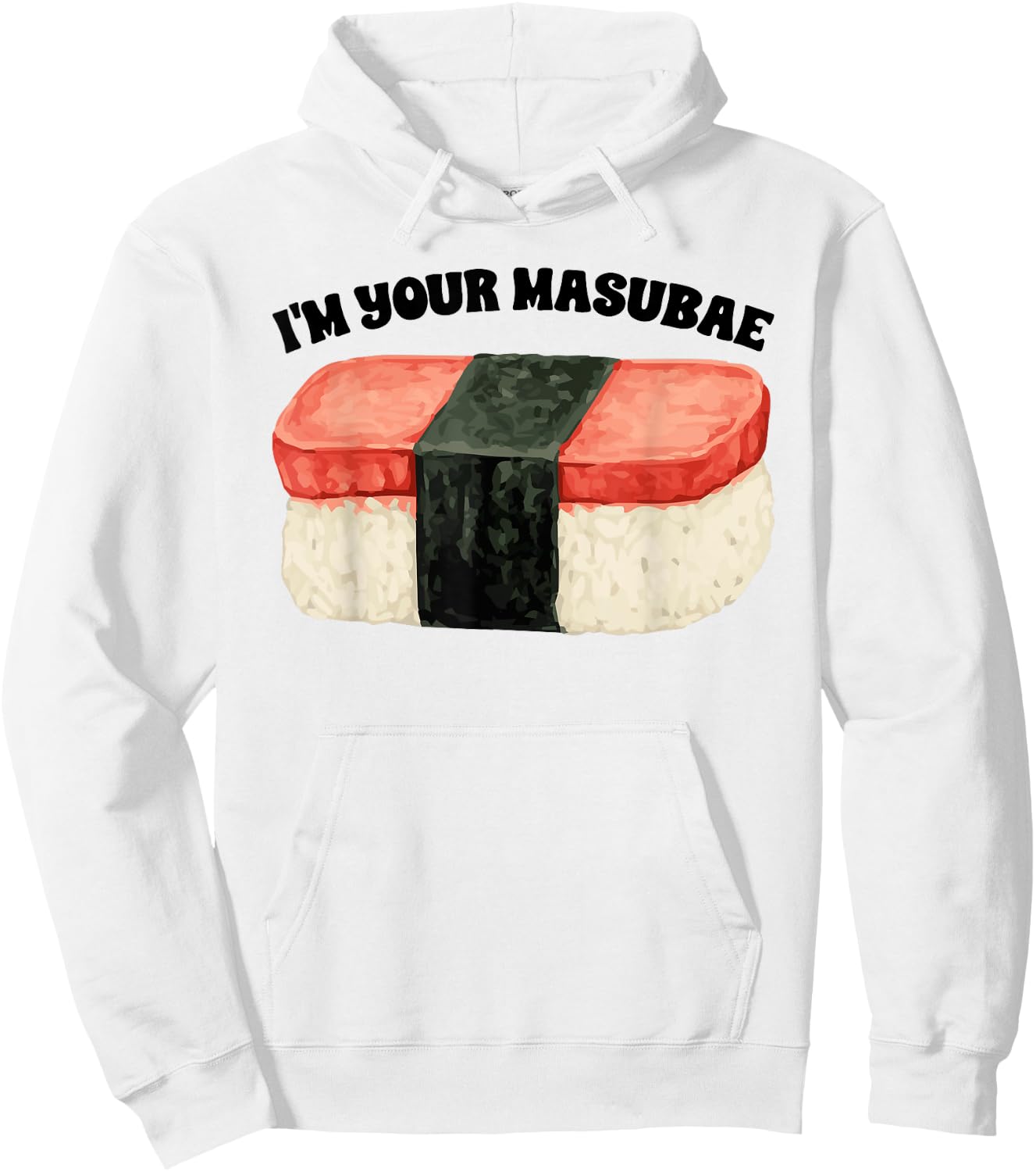 Funny Hawaii Musubi Pun Musubae Humor Couples Hoodie - Hoodie | White