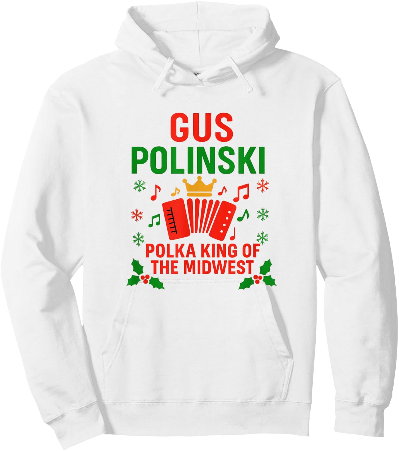 Gus Polinski Polka King Hoodie - Hoodie | White