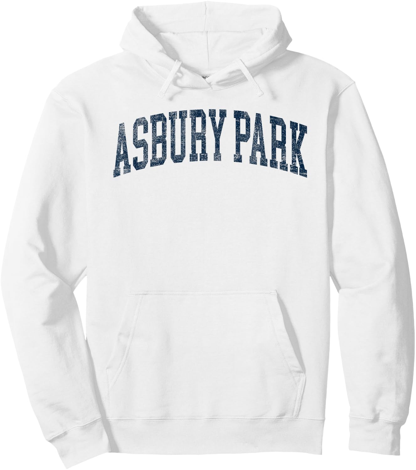 Vintage Asbury Park New Jersey Souvenir Boys Girls Hoodie - Hoodie | White