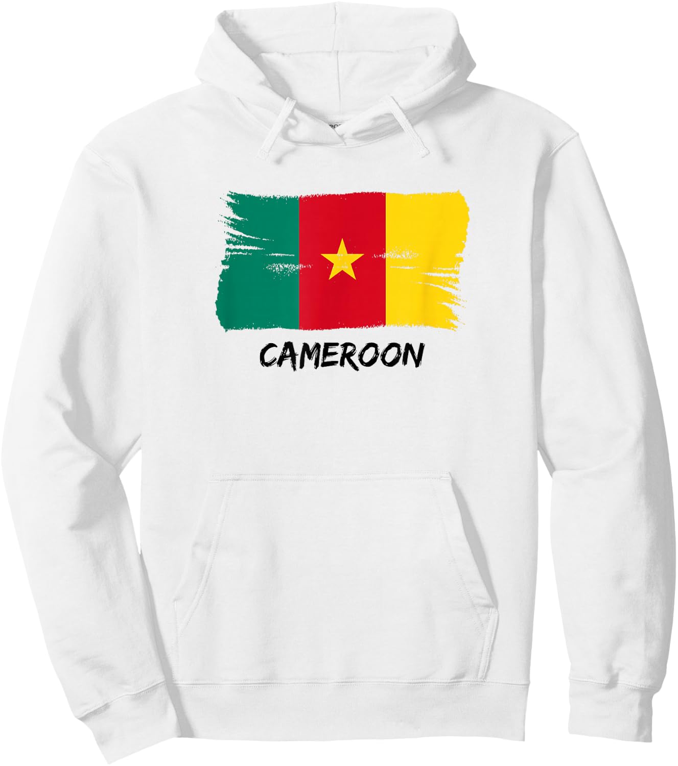 Cameroon Flag Hoodie - Hoodie | White