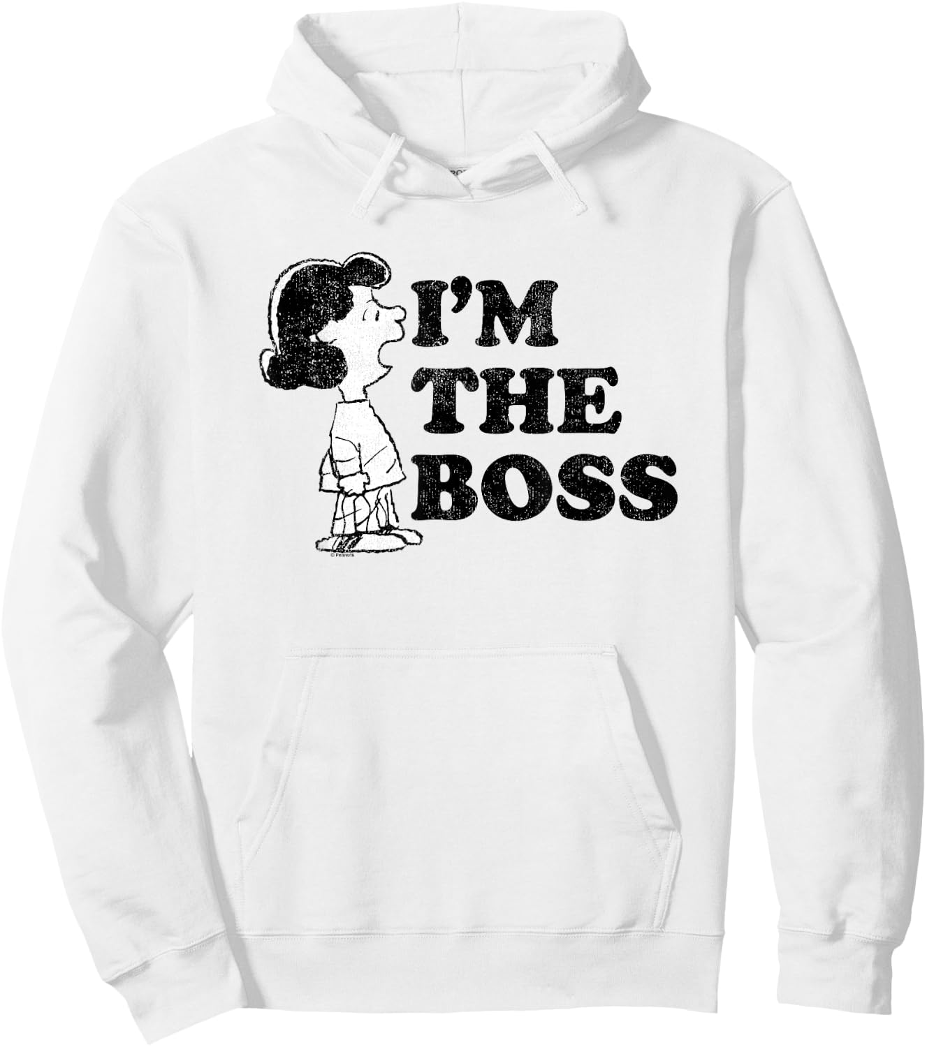 Peanuts - I'm The Boss Lucy Hoodie - Hoodie | White