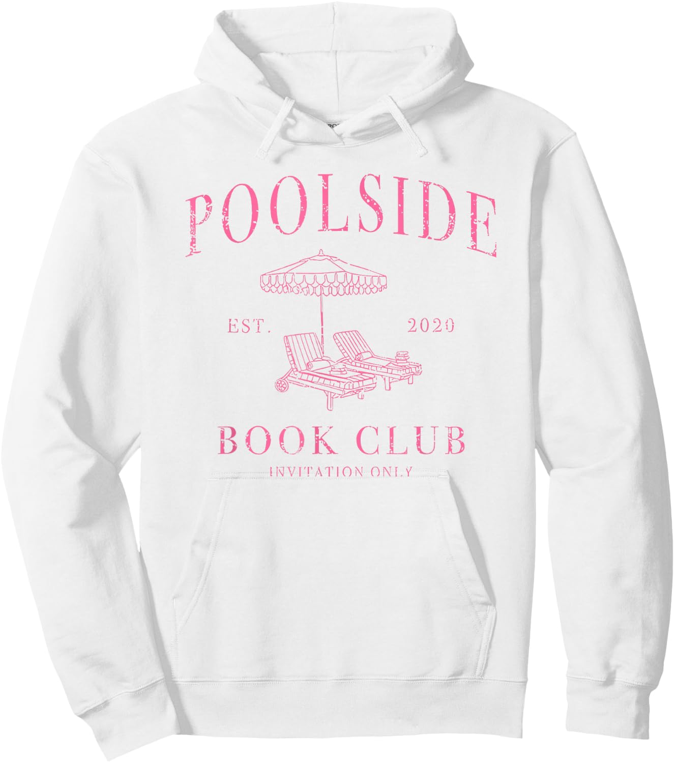 Poolside Book Club Hoodie - Hoodie | White
