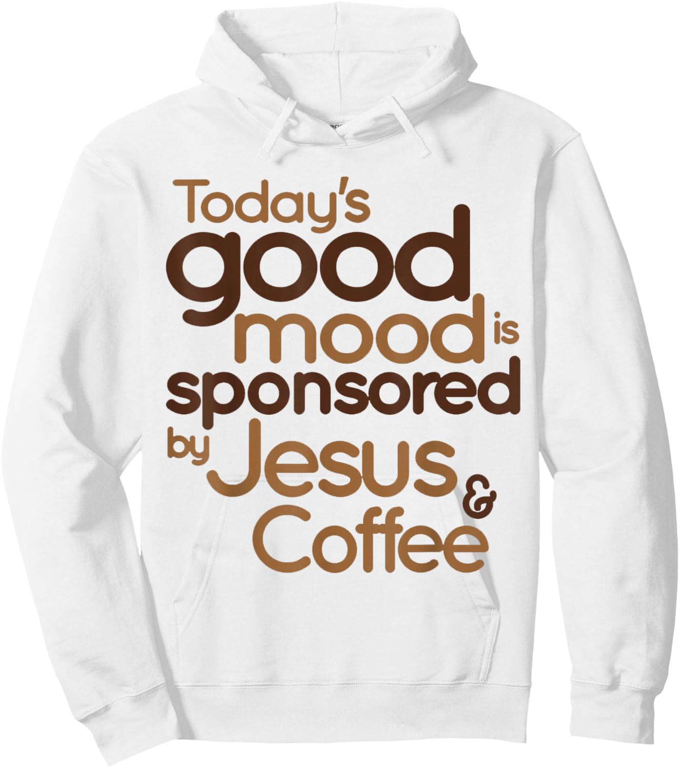 Today's good mood is sponsored by Jesus and Coffee Hoodie - Hoodie | White