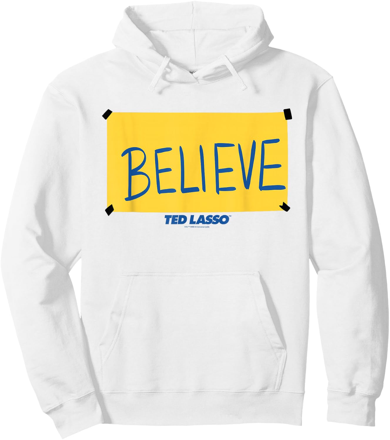 Ted Lasso Believe Sign Hoodie - Hoodie | White