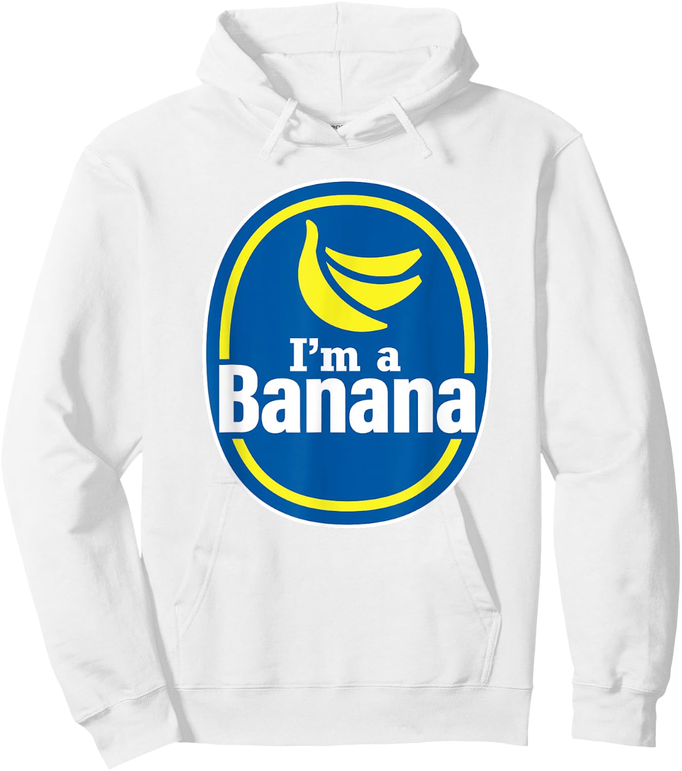 Funny Pretend I'm a Banana Halloween Costume Fruit Hoodie - Hoodie | White