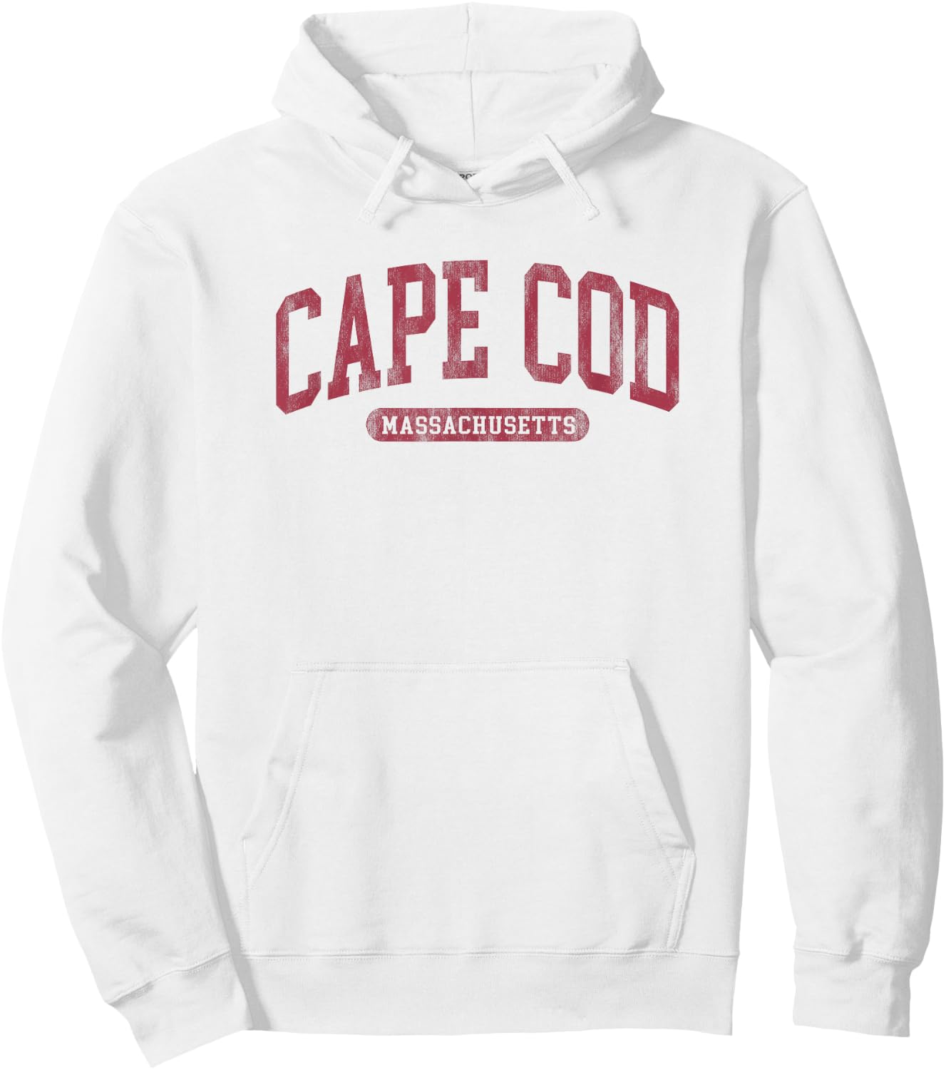 Cape Cod Est 1602 Massachusetts Retro Preppy Throwback Hoodie - Hoodie | White