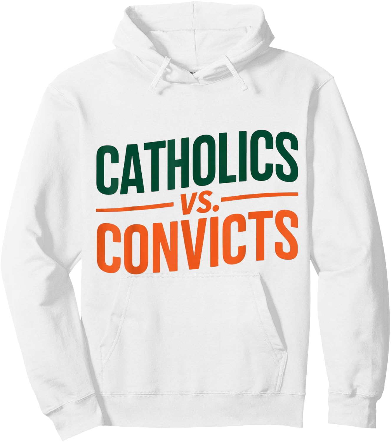 Classic Catholics vs Convicts 1988 Hoodie - Hoodie | White