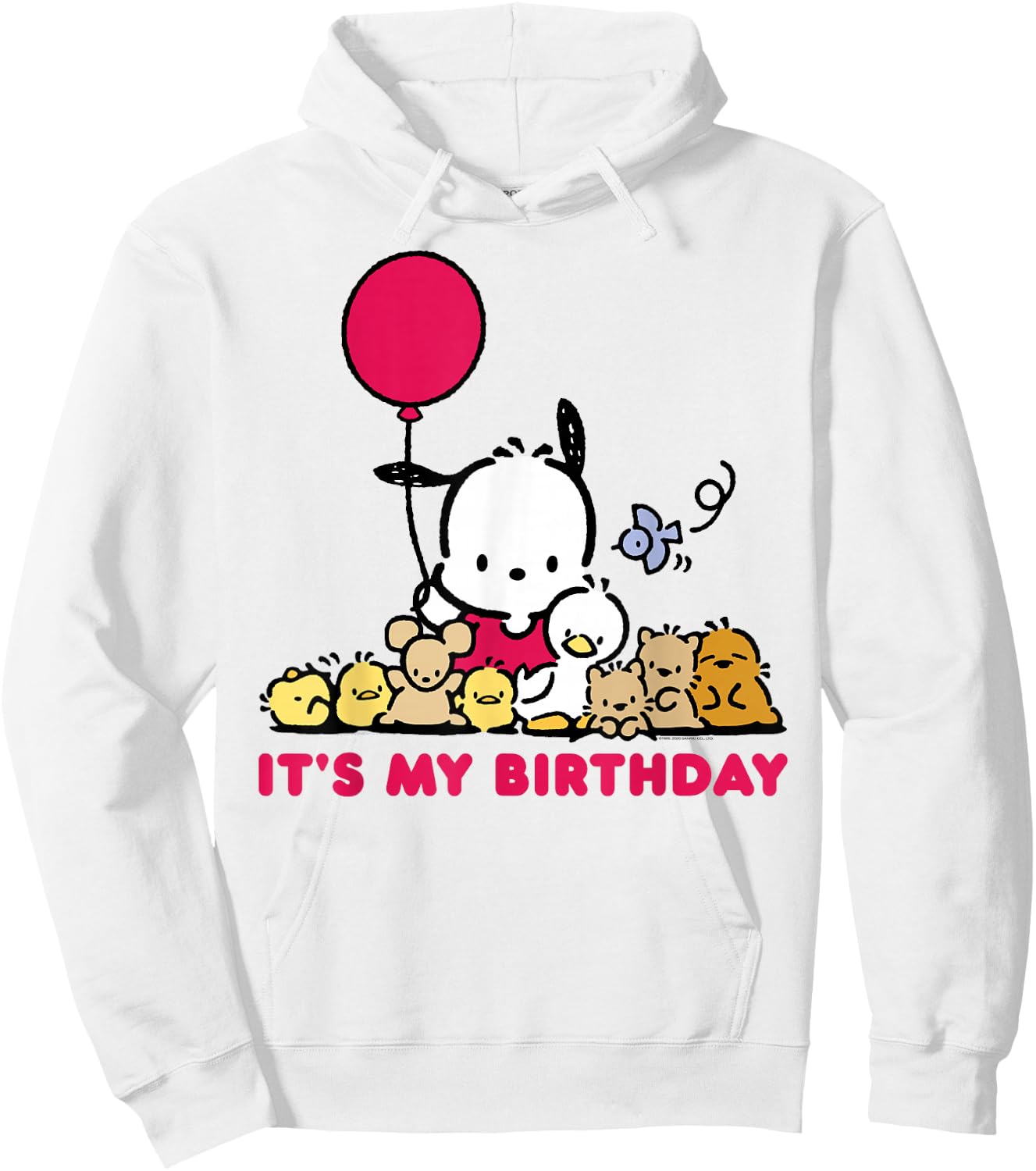 Pochacco It's My Birthday Hoodie - Hoodie | White