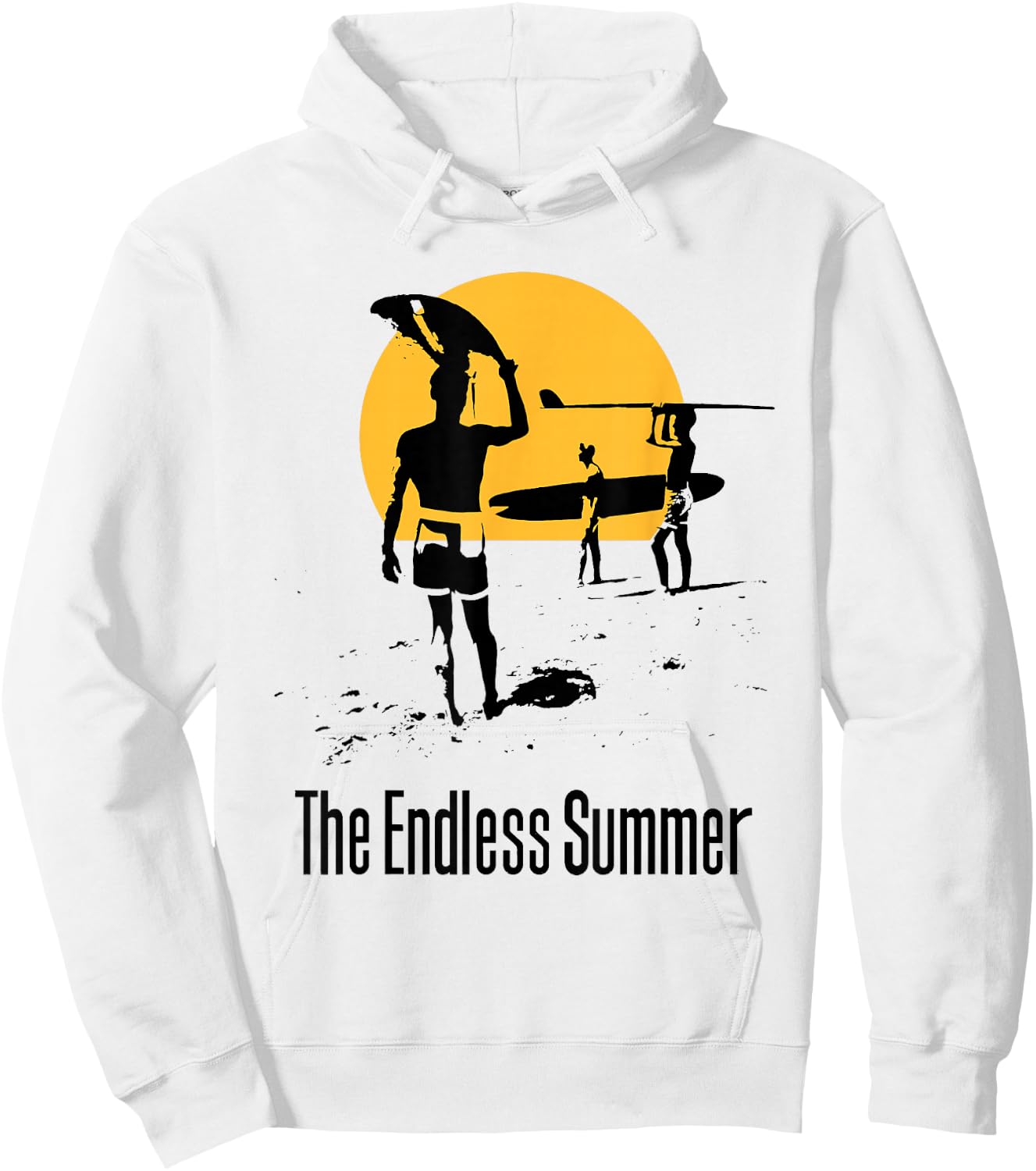 The Endless Summer 1966 Classic Surf Movie 60s Vintage Surf Hoodie - Hoodie | White