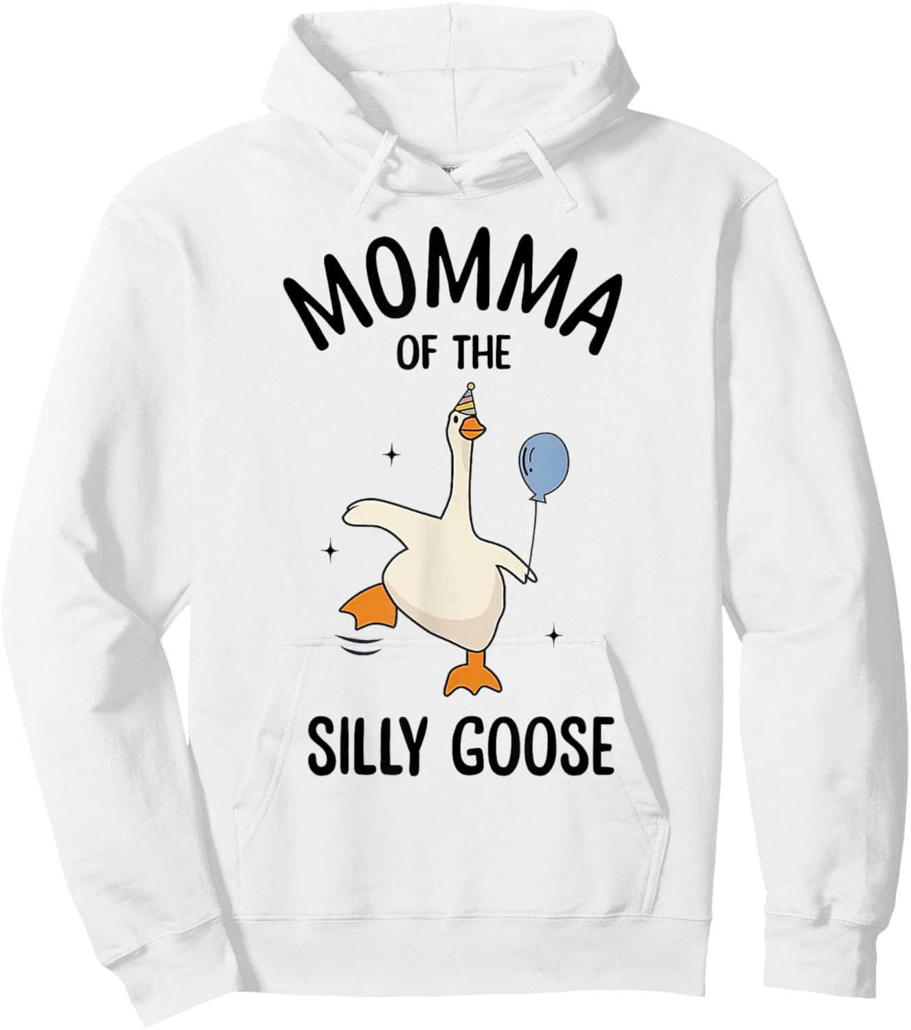 Momma Of The Silly Goose First Birthday Family Matching Hoodie - Hoodie | White