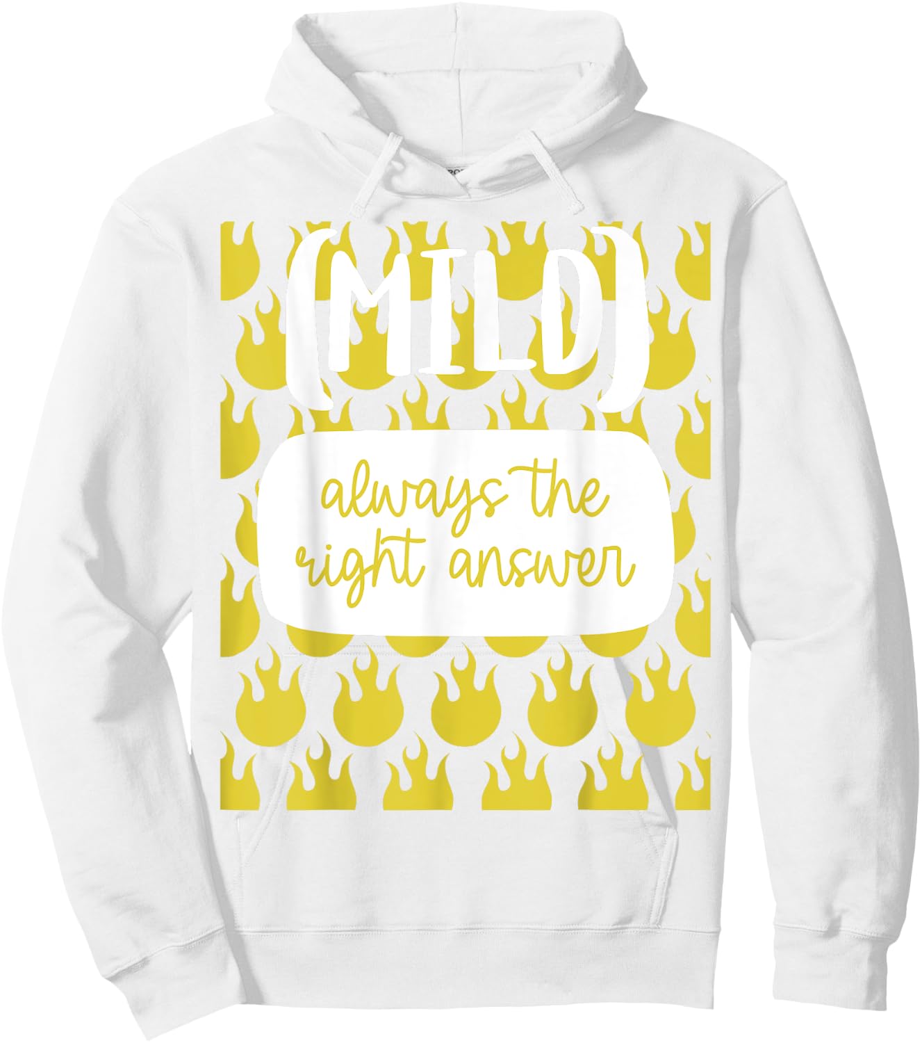 Mild Hot Sauce Packet Group Halloween Costume Matching Hoodie - Hoodie | White