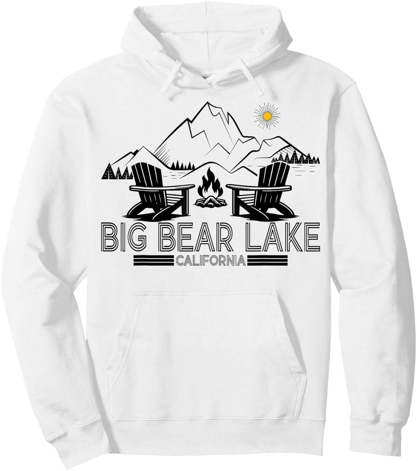 Big Bear Lake California Big Bear Family Mountains Vacation Hoodie - Hoodie | White