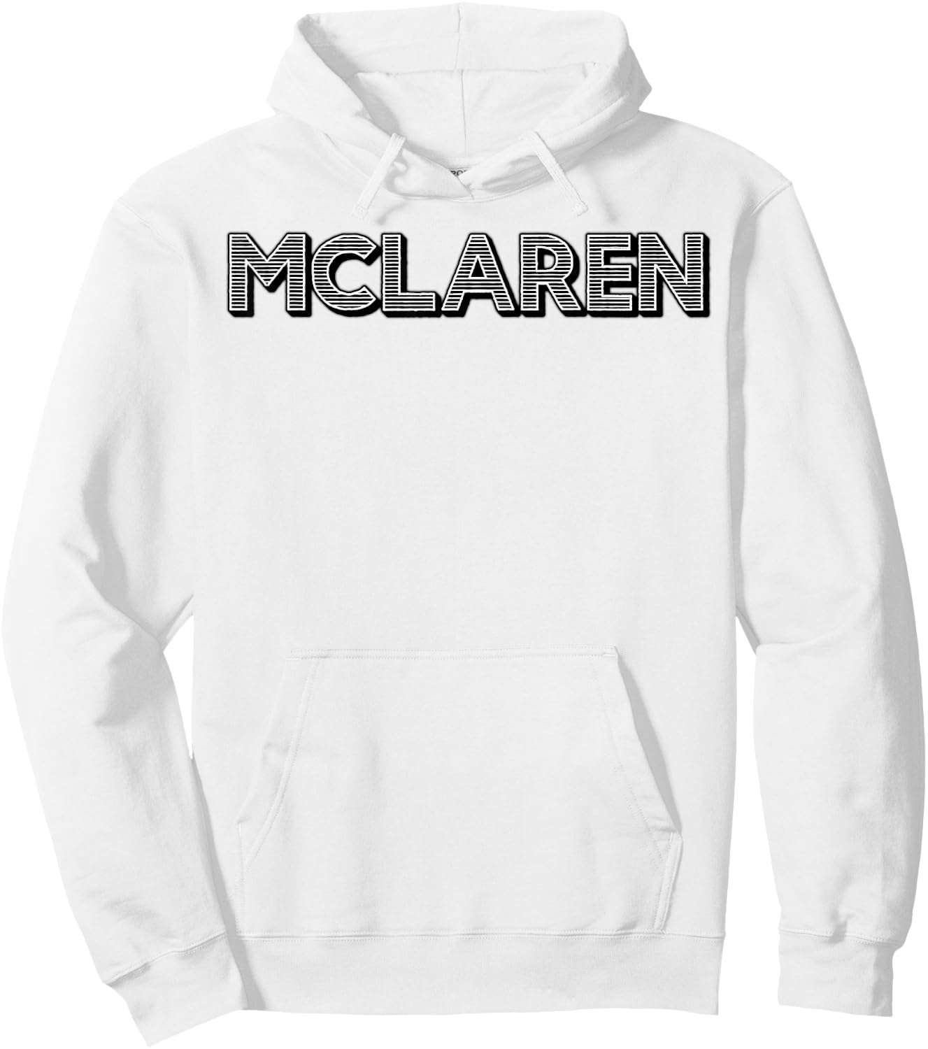 McLaren Name Retro 60s 70s 80s Vintage Family Funny Gift Hoodie - Hoodie | White