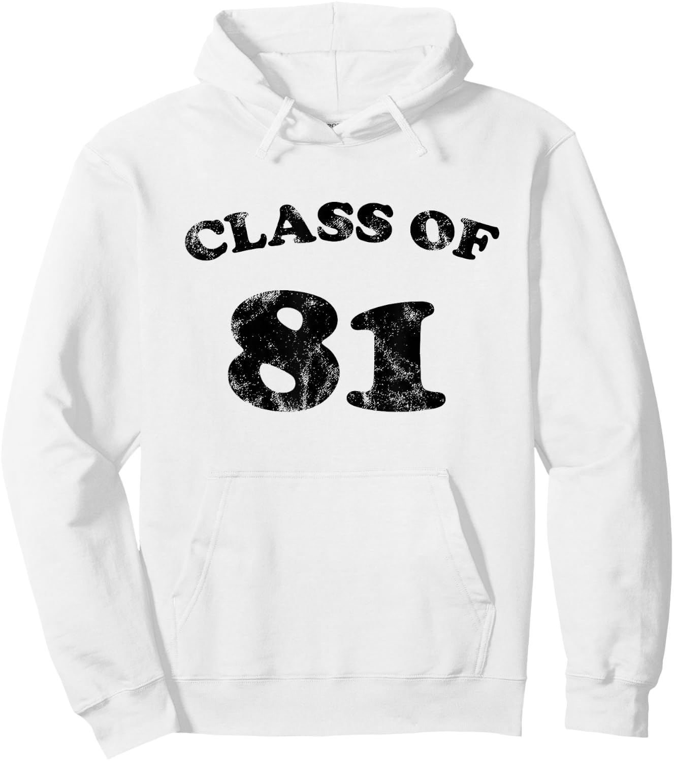 Vintage Class of 81 Hoodie - Hoodie | White