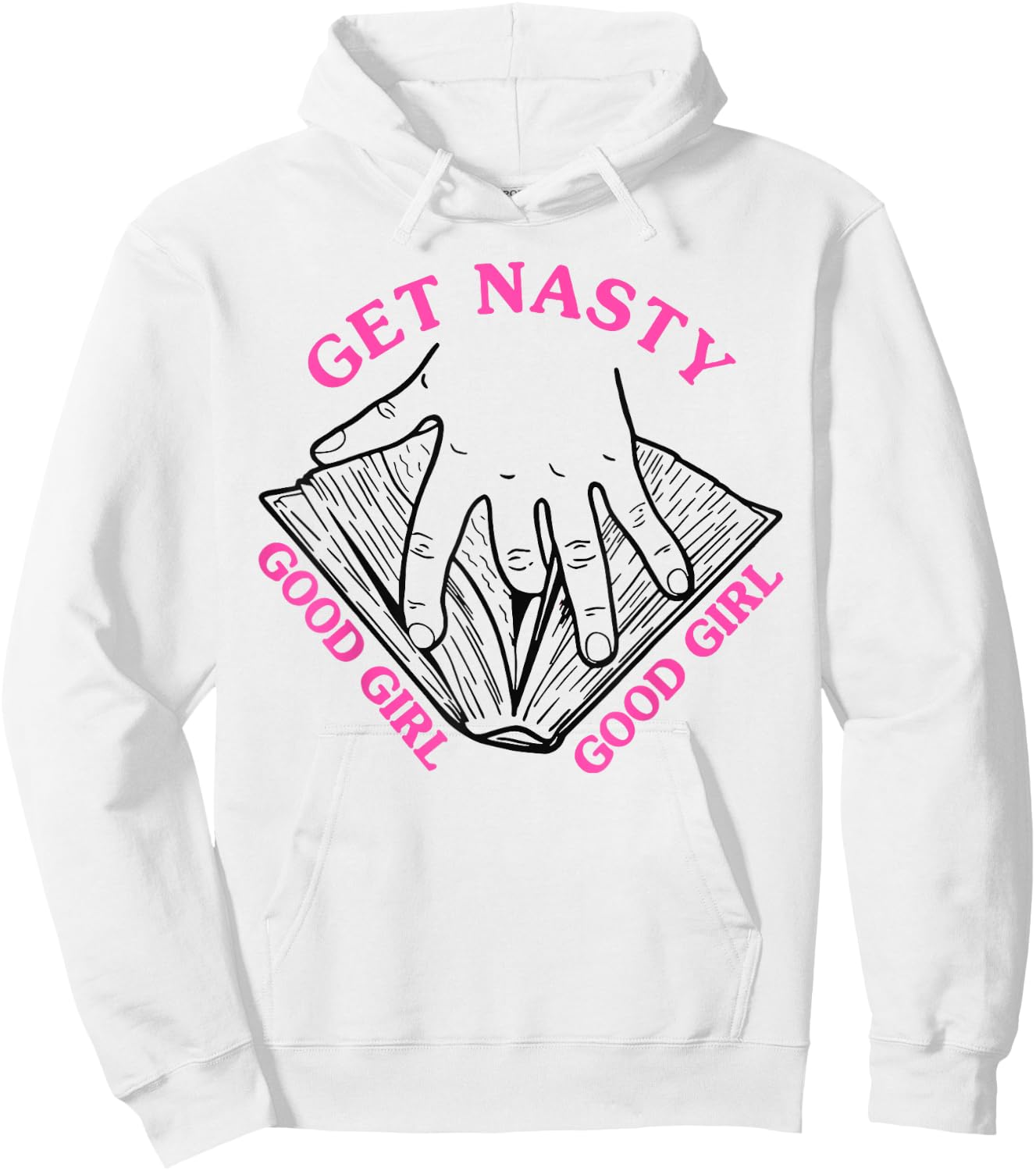 Get Nasty Good Girl Russ Hoodie - Hoodie | White