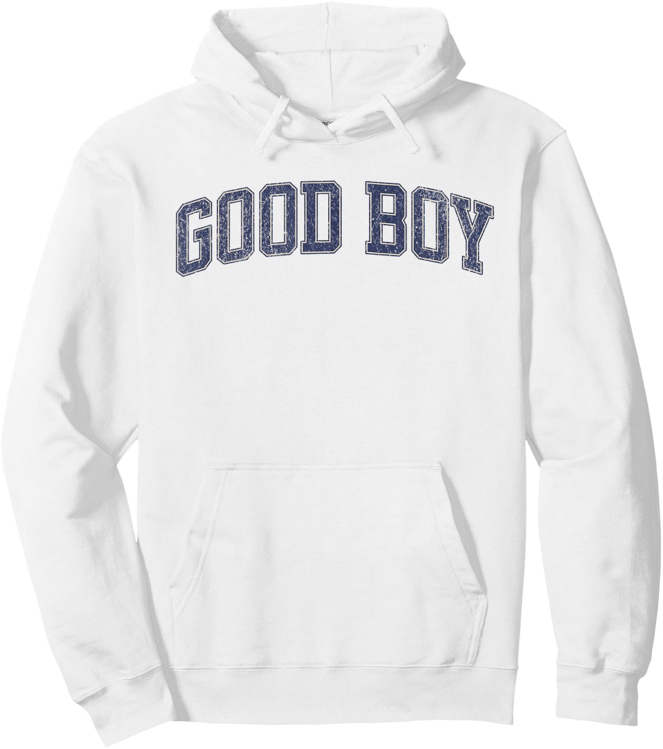 Good Boy Varsity Style Men's Boys' Good Boy Hoodie - Hoodie | White