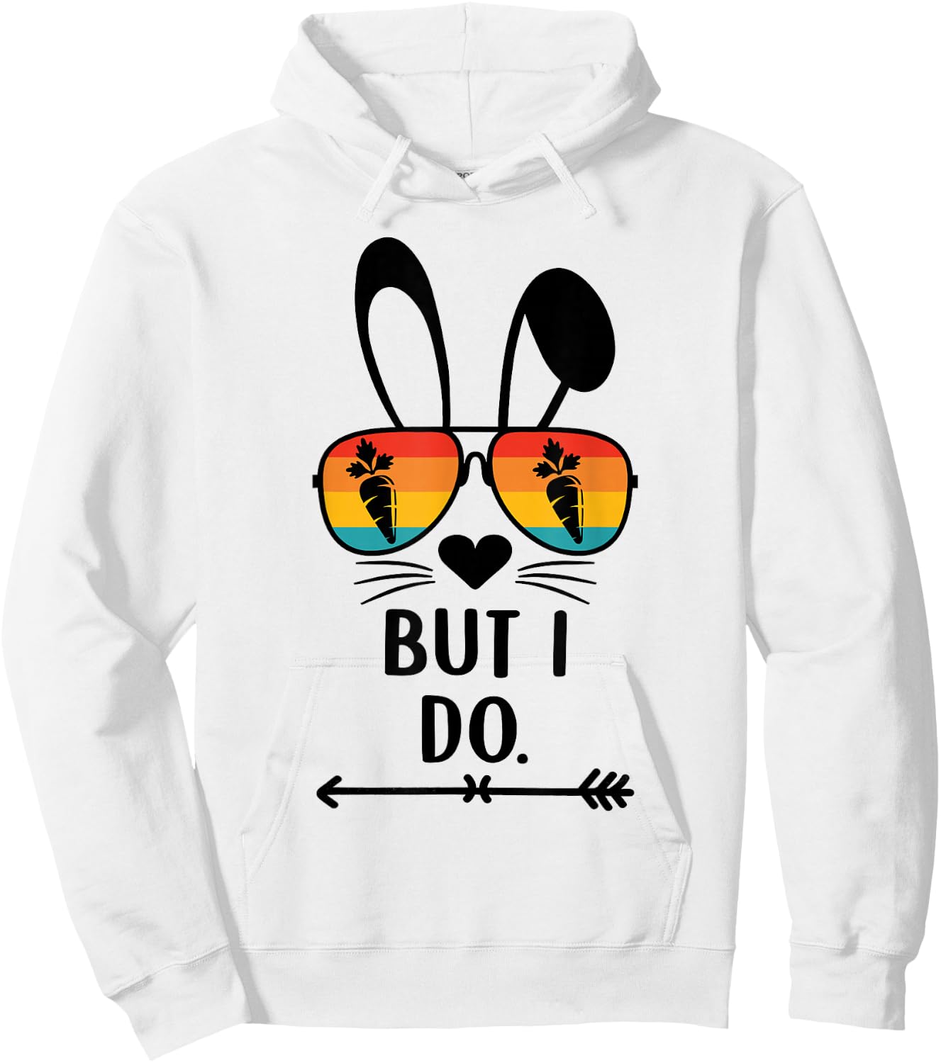I Dont Do Matching Easter But I Do Couple His & Hers Hoodie - Hoodie | White