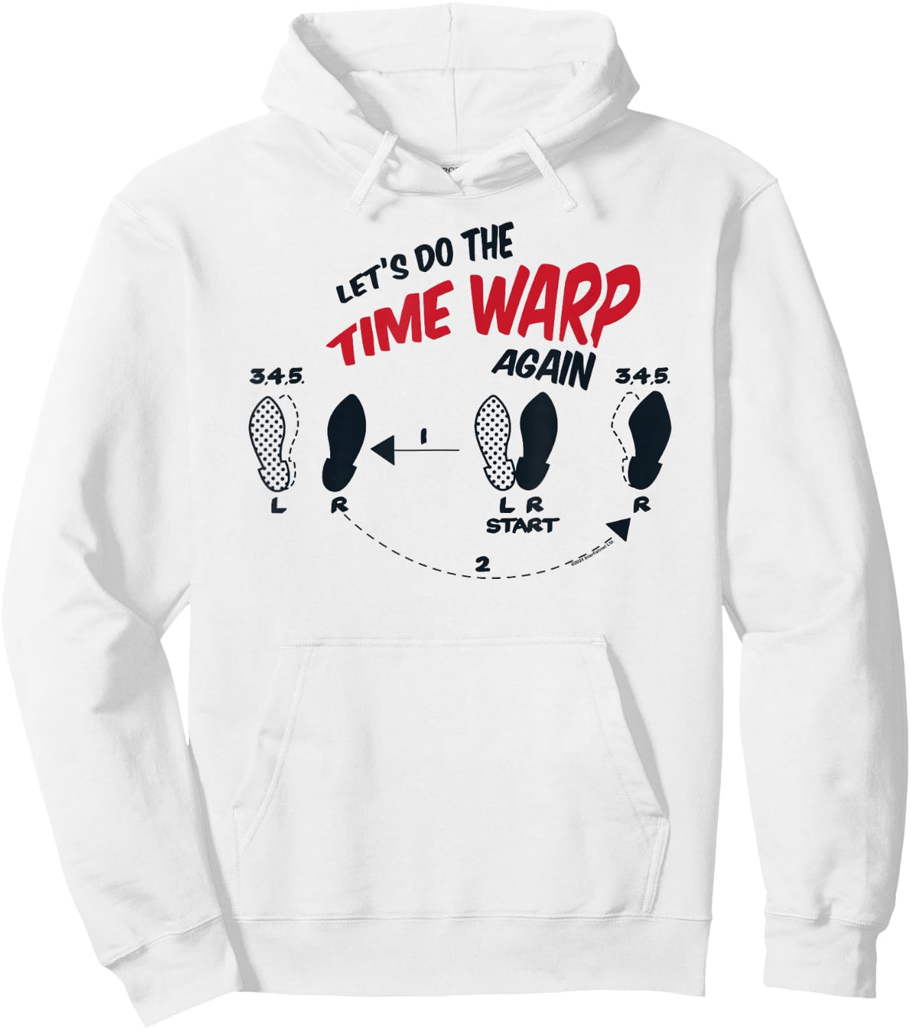 Rocky Horror Show Let's Do The Time Warp Again Hoodie - Hoodie | White